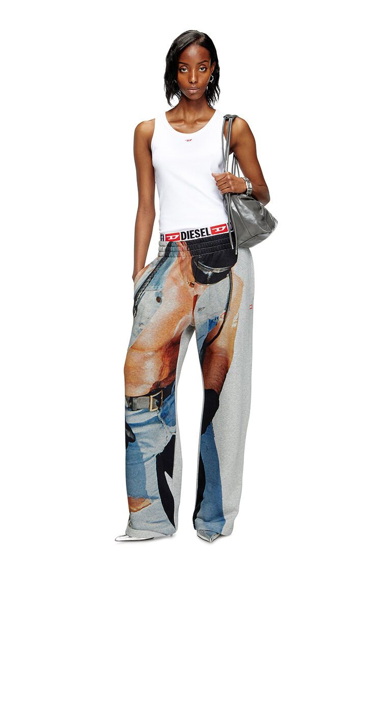 Sweatpants with graphic print