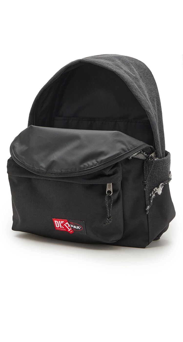 Backpack in destroyed denim and CORDURA&reg;