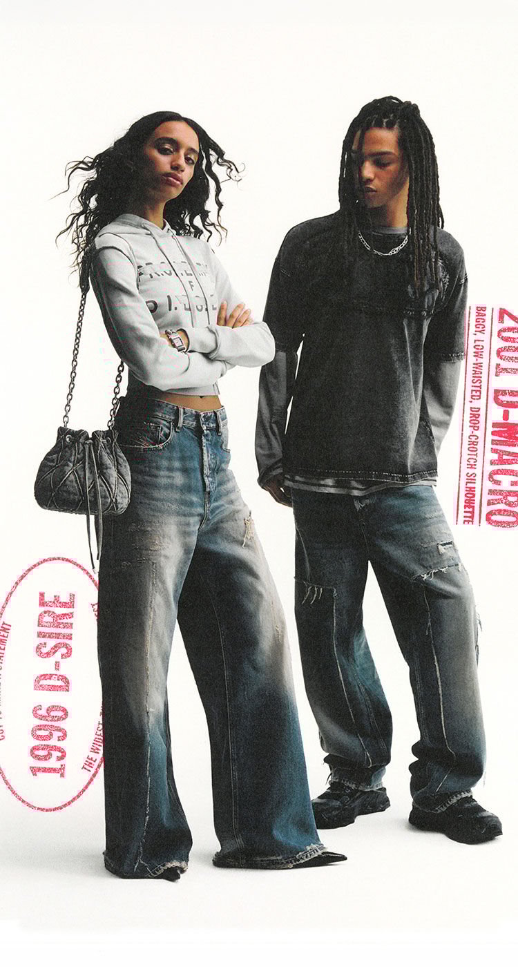 D&eacute;couvrez de nouvelles coupes de denim, uniquement chez Diesel