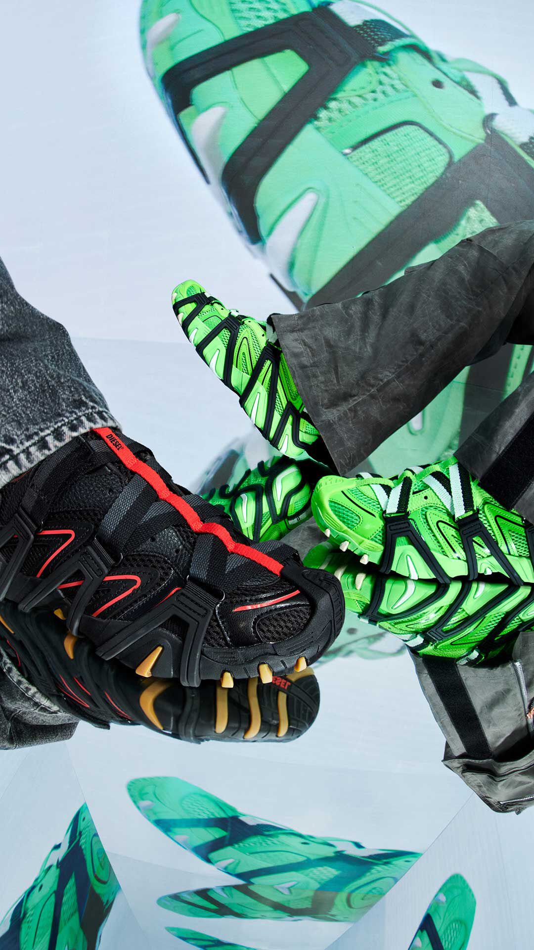 Men's & Women's Diesel Prototype Sneakers: rubber, nylon Men's & Women's Diesel Prototype Sneakers: rubber, nylon