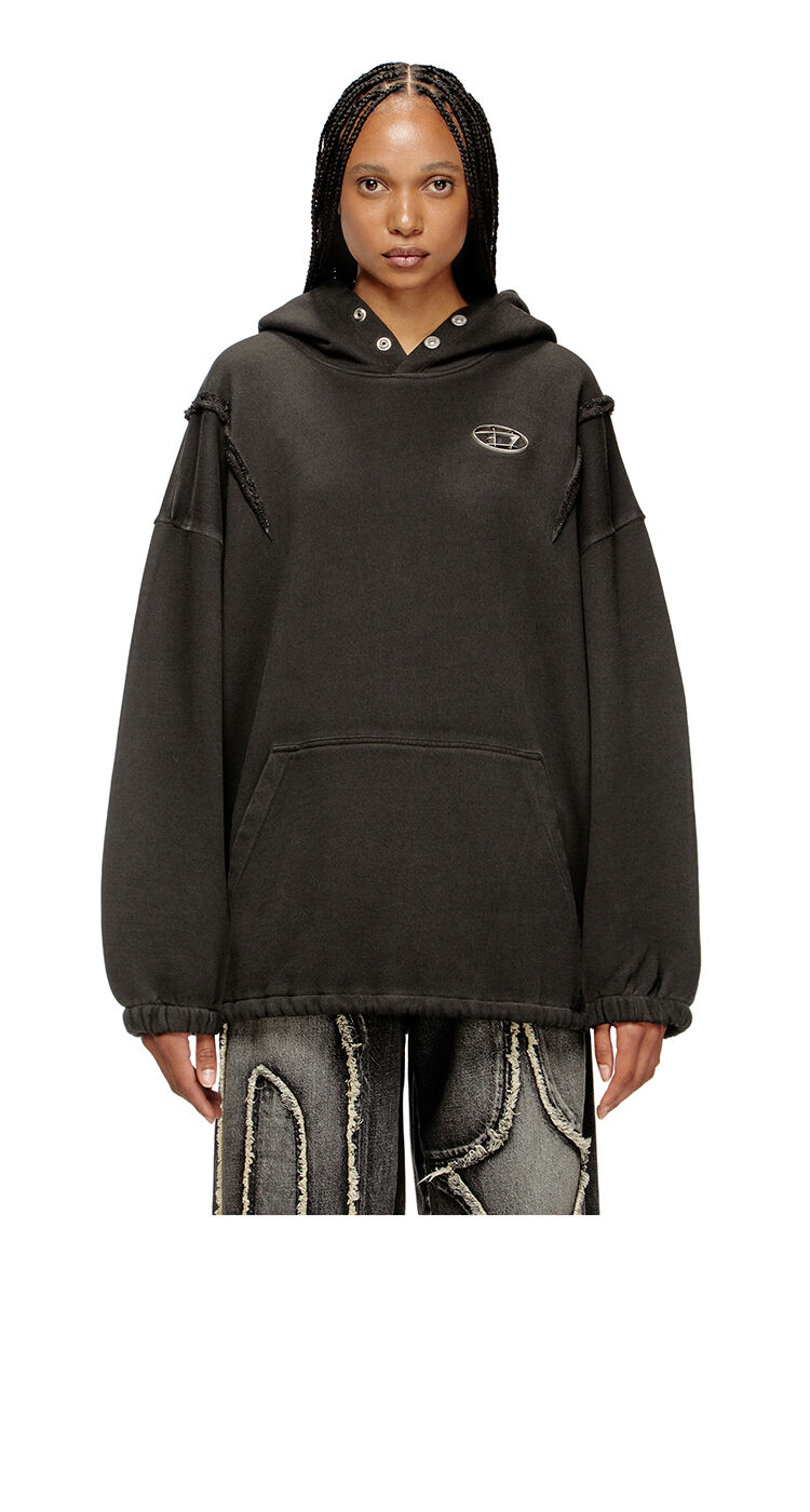 Sudadera con efecto desgastado