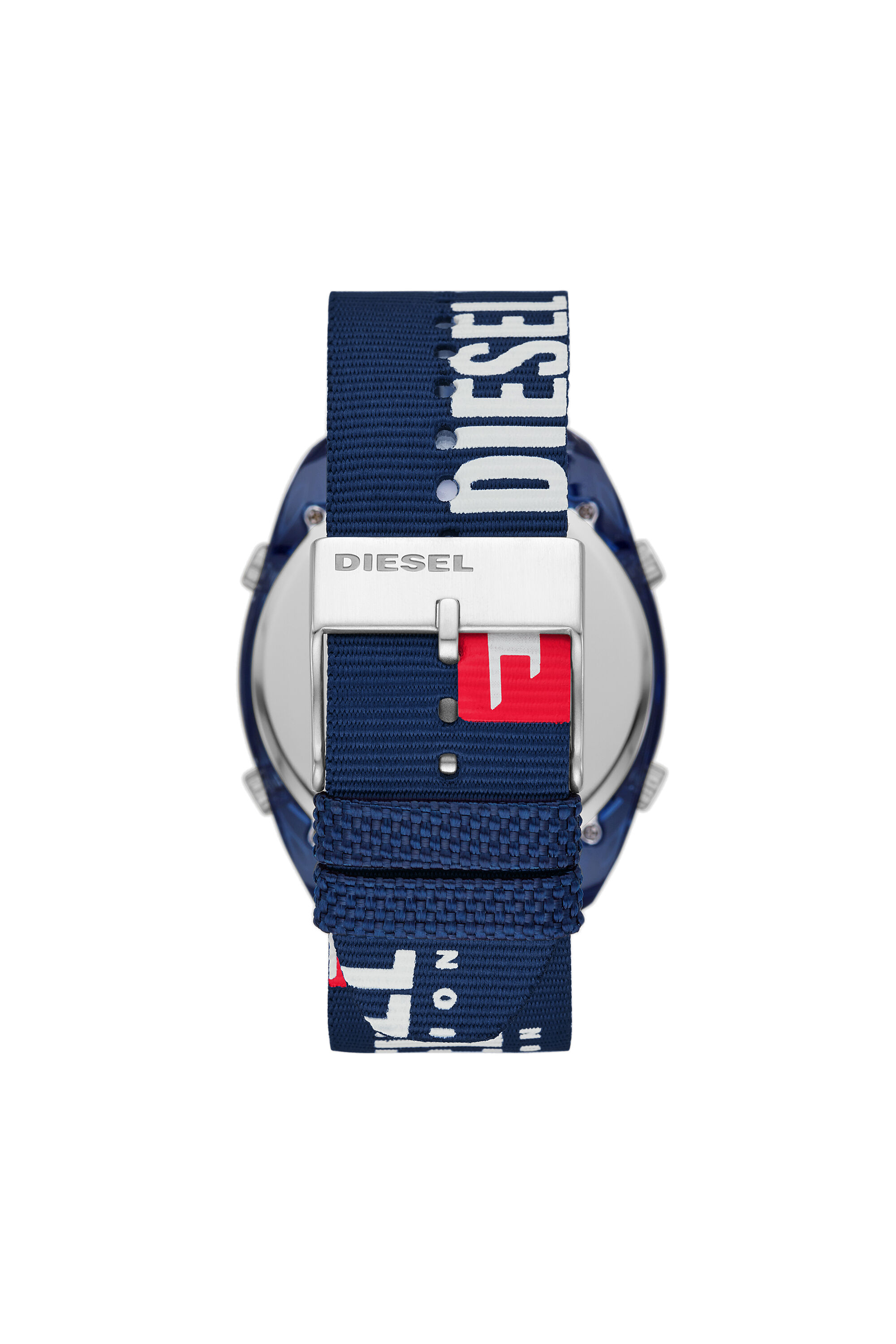 DZ1915 Man: Crusher Digital Navy Nylon Watch | Diesel