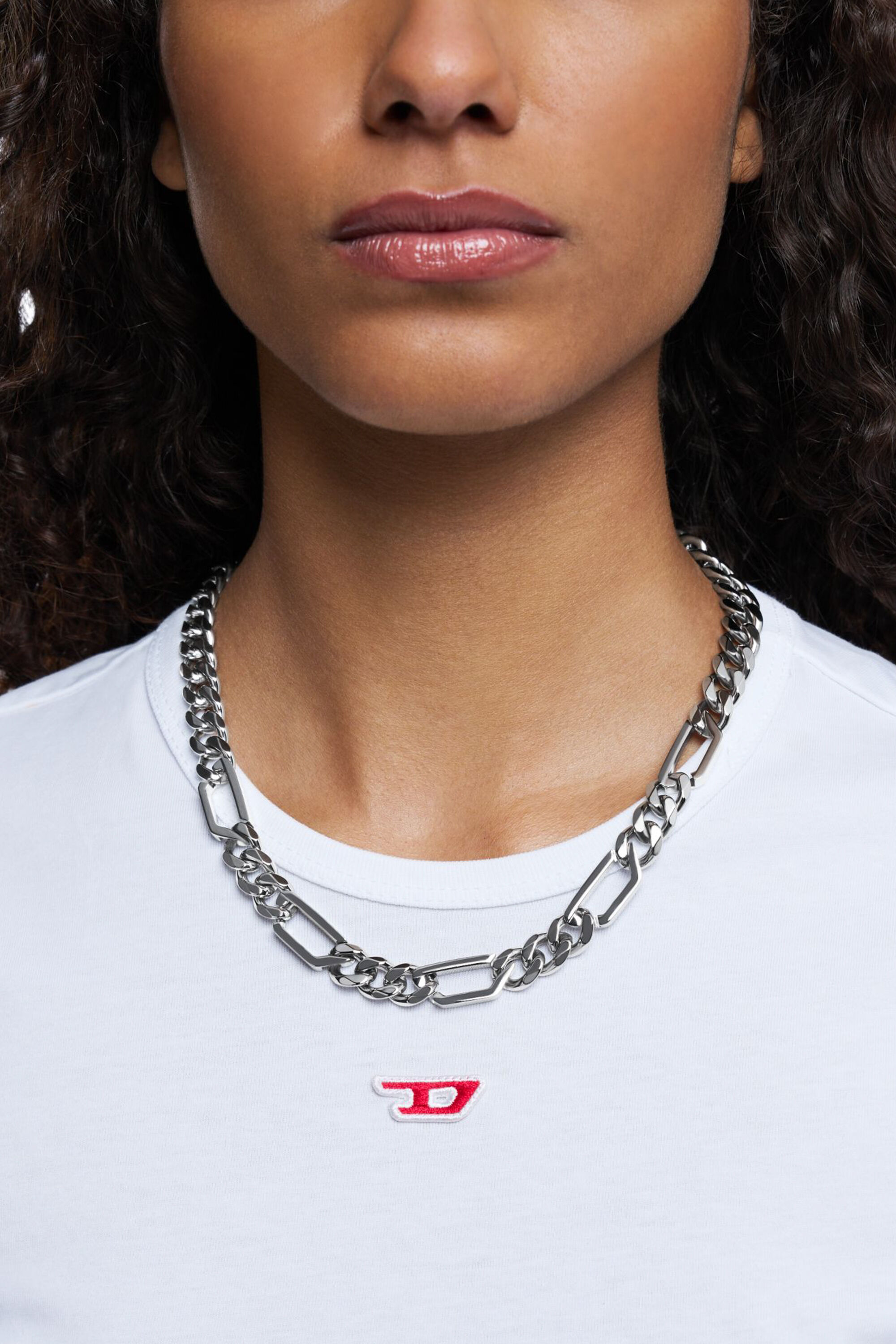 DIESEL Dx1626040 ネックレス Women's Stainless steel chain necklace | Silver | Diesel