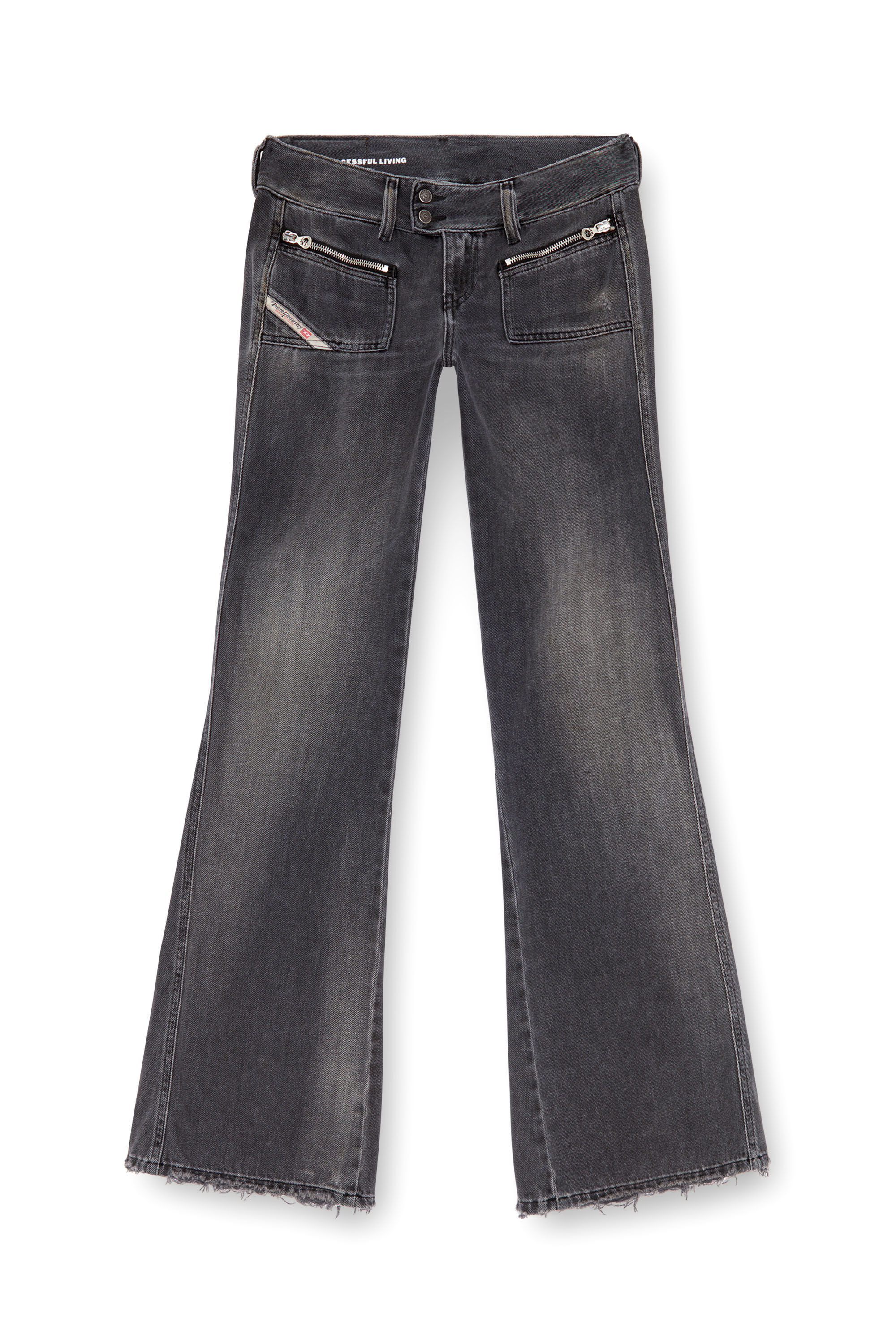すぐ届く*DIESEL*ディーゼル* Bootcut Jeans D-Hush 09k14 Women's Bootcut Jeans | Black/Dark Grey | Diesel D-Hush
