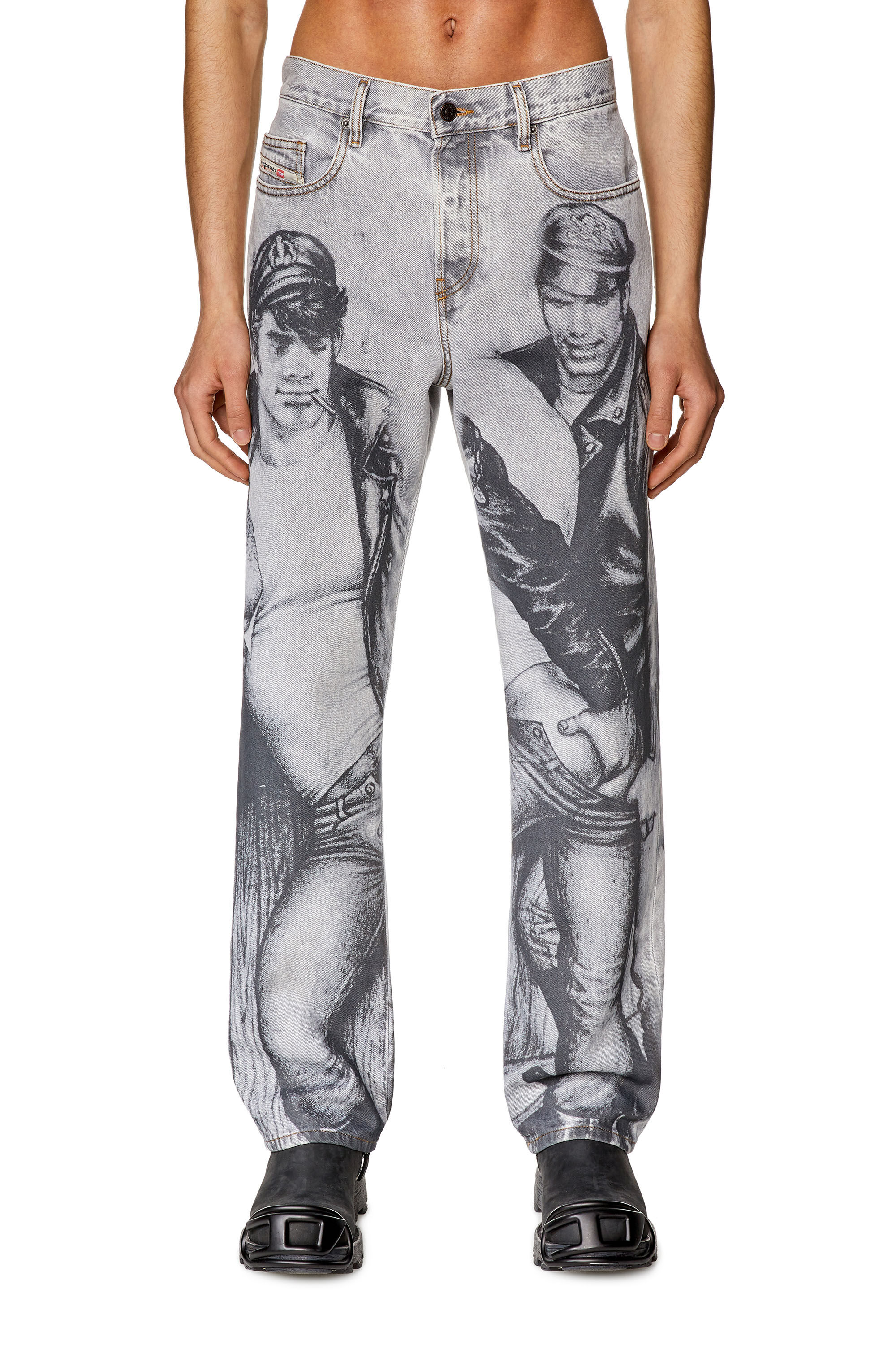 Diesel - Unisex's Straight Jeans 2020 D-Viker 007F8, Grey - 6