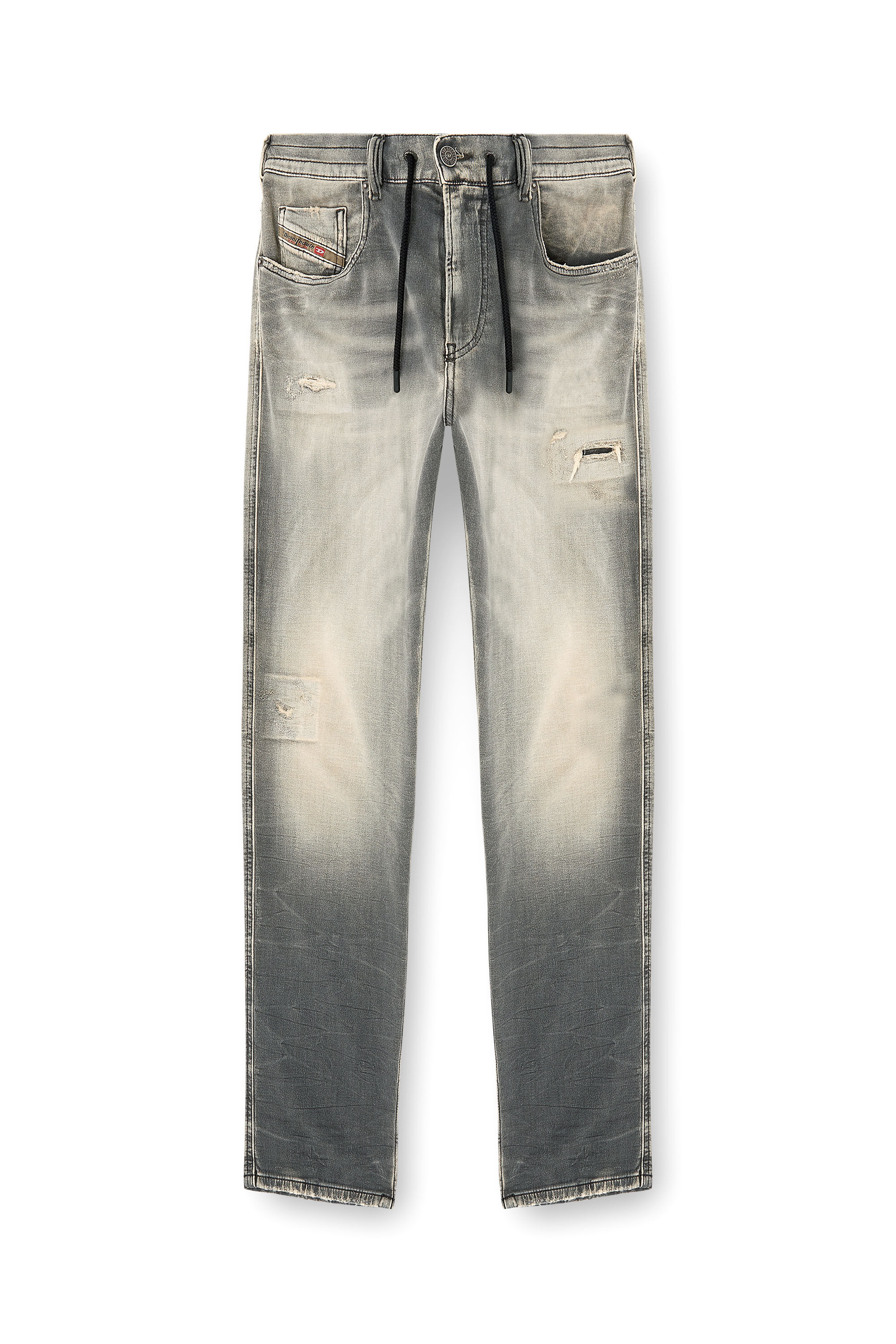 Diesel - Male's Slim 2062 D-Strukt Joggjeans&reg; 068UH, Light Grey - 4
