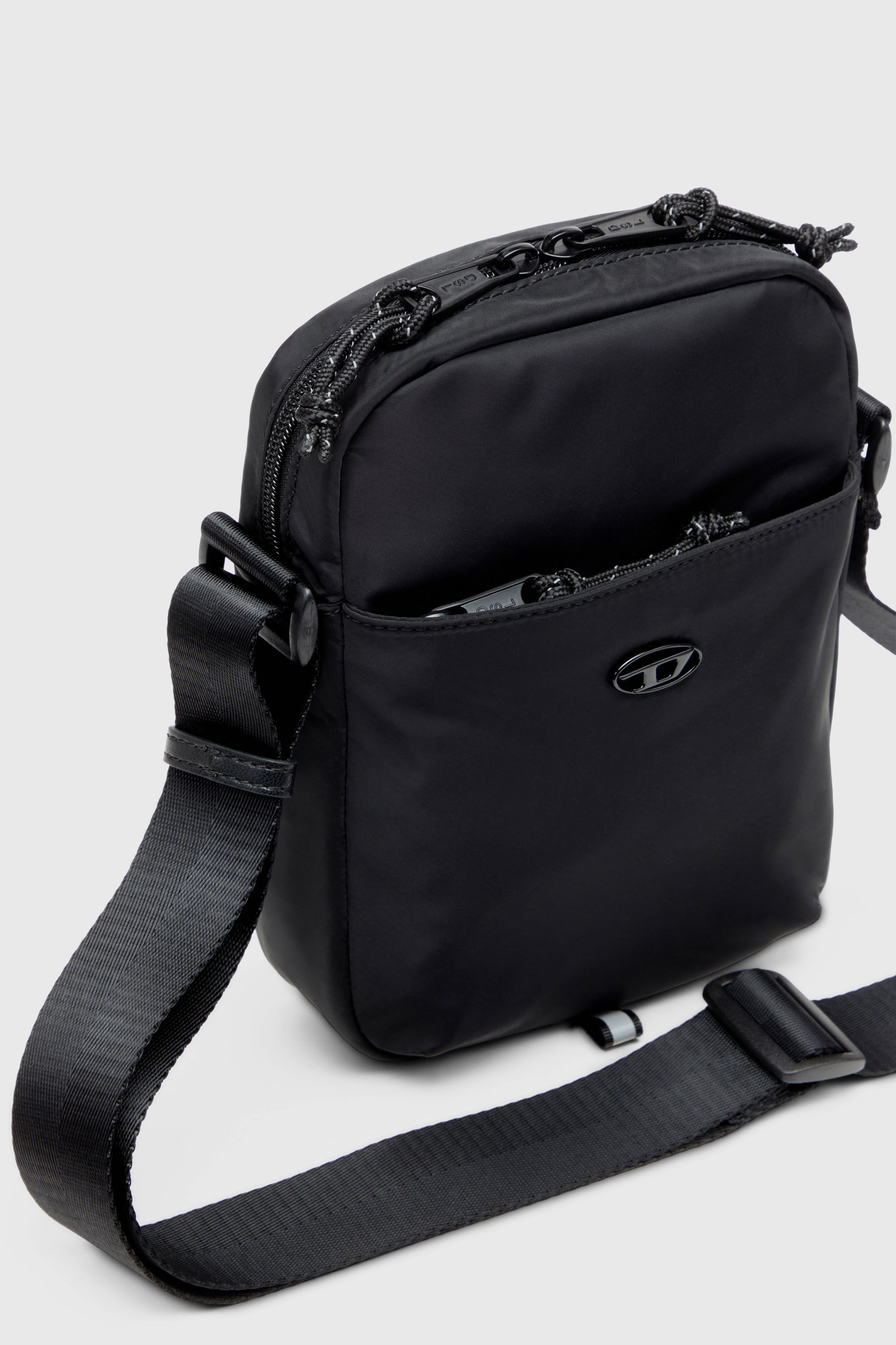 Diesel - D-PACK CROSSBODY X, D-Pack-Bandolera de tejido t&eacute;cnico Hombre in Negro - 5