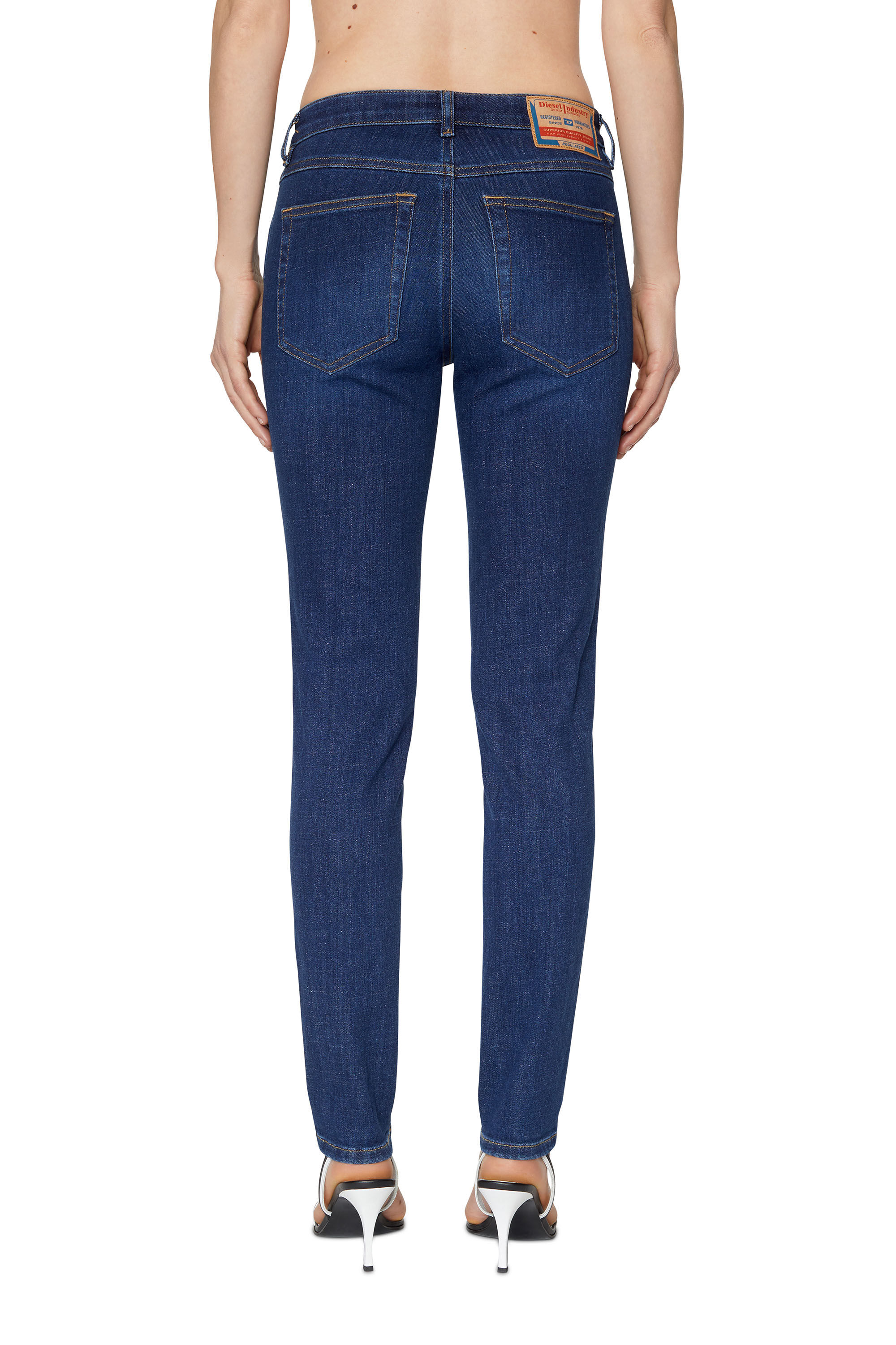 Diesel - Female's Skinny Jeans 2015 Babhila 09C58, Dark Blue - 5