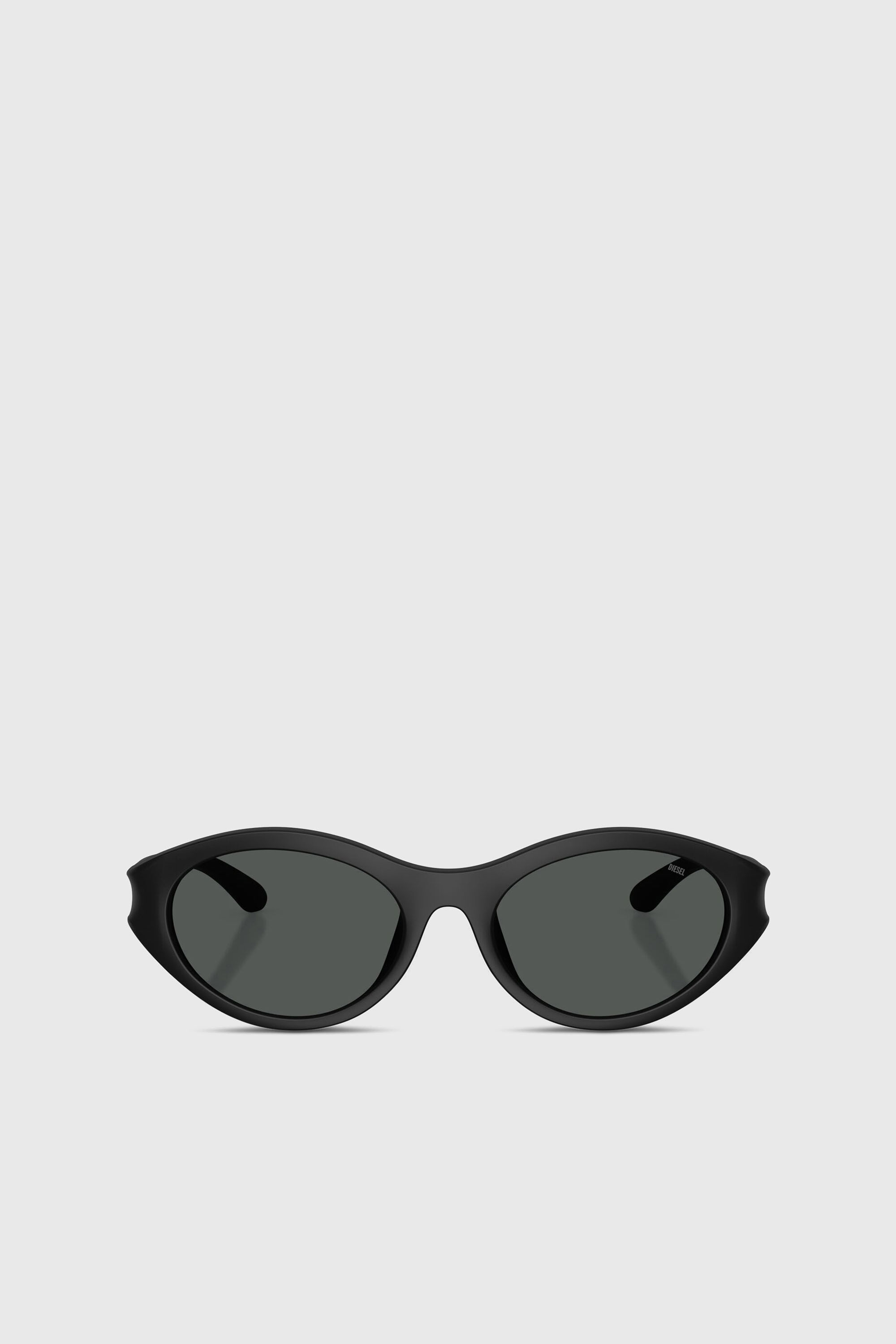 Women's Oval sunglasses | Black | Diesel {{Country}}
