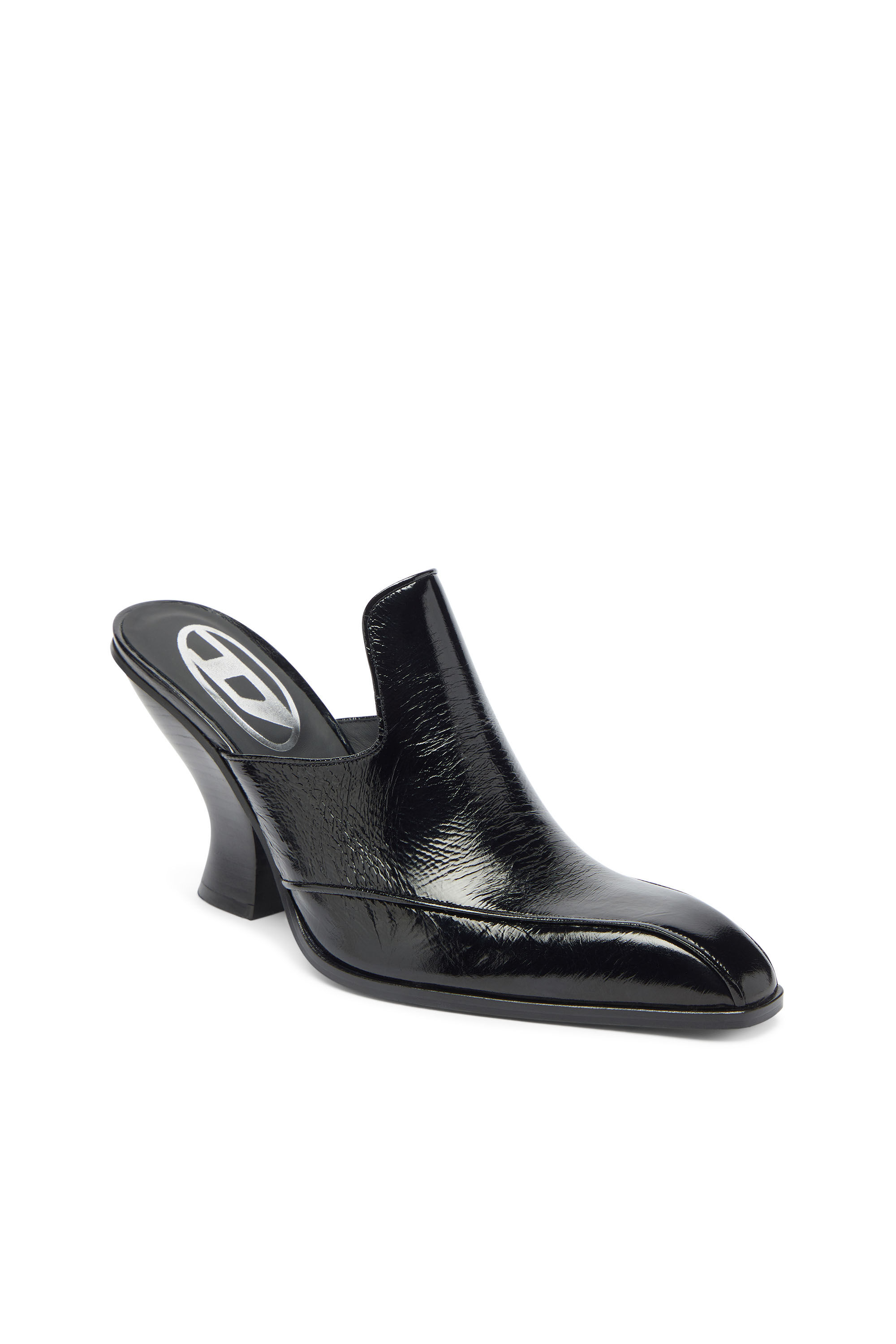 Women's D-Luffy - Western-style mules in patent leather | Black