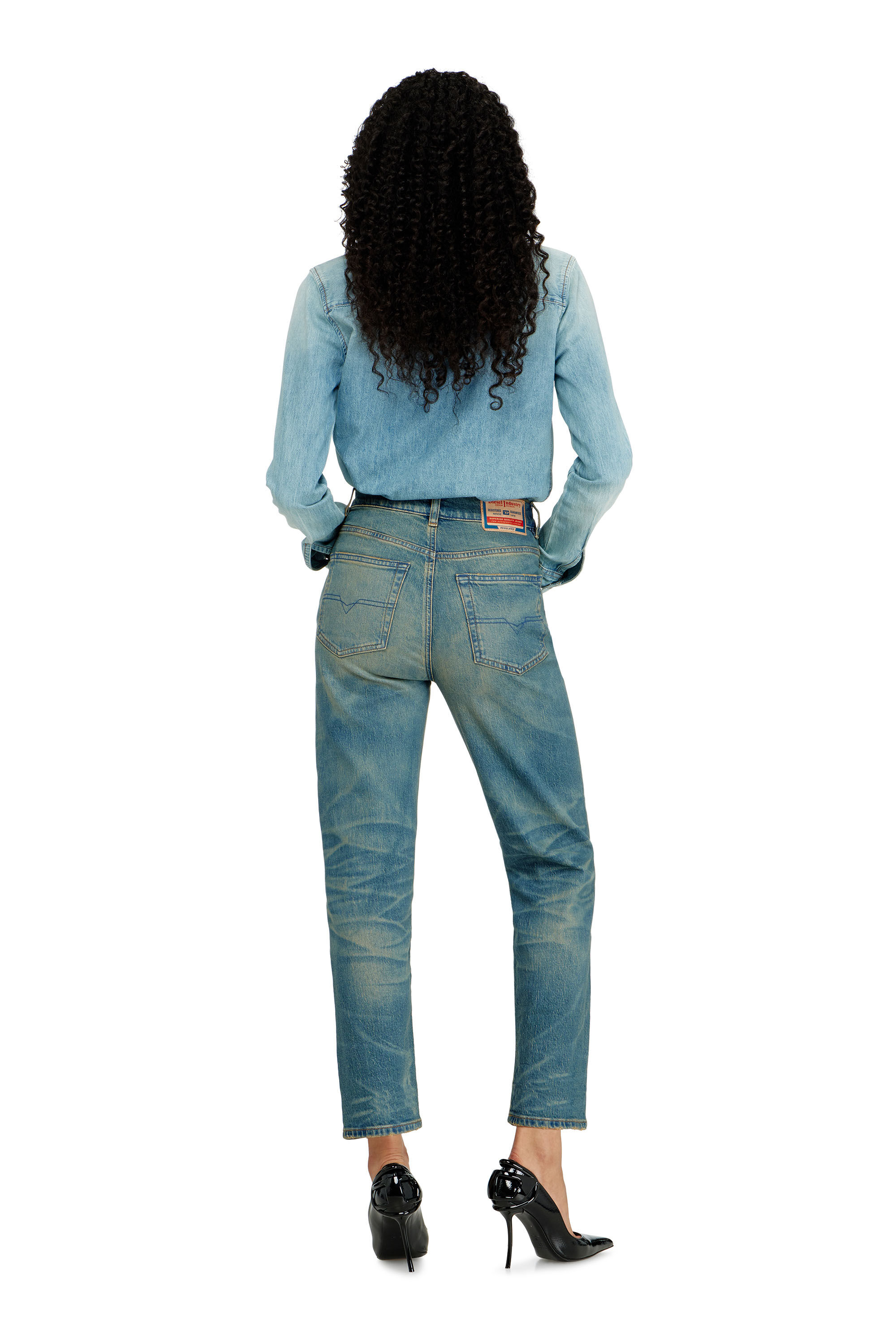 Diesel - Female's Regular Jeans 1981 D-Went 0KBBP, Medium Blue - 3