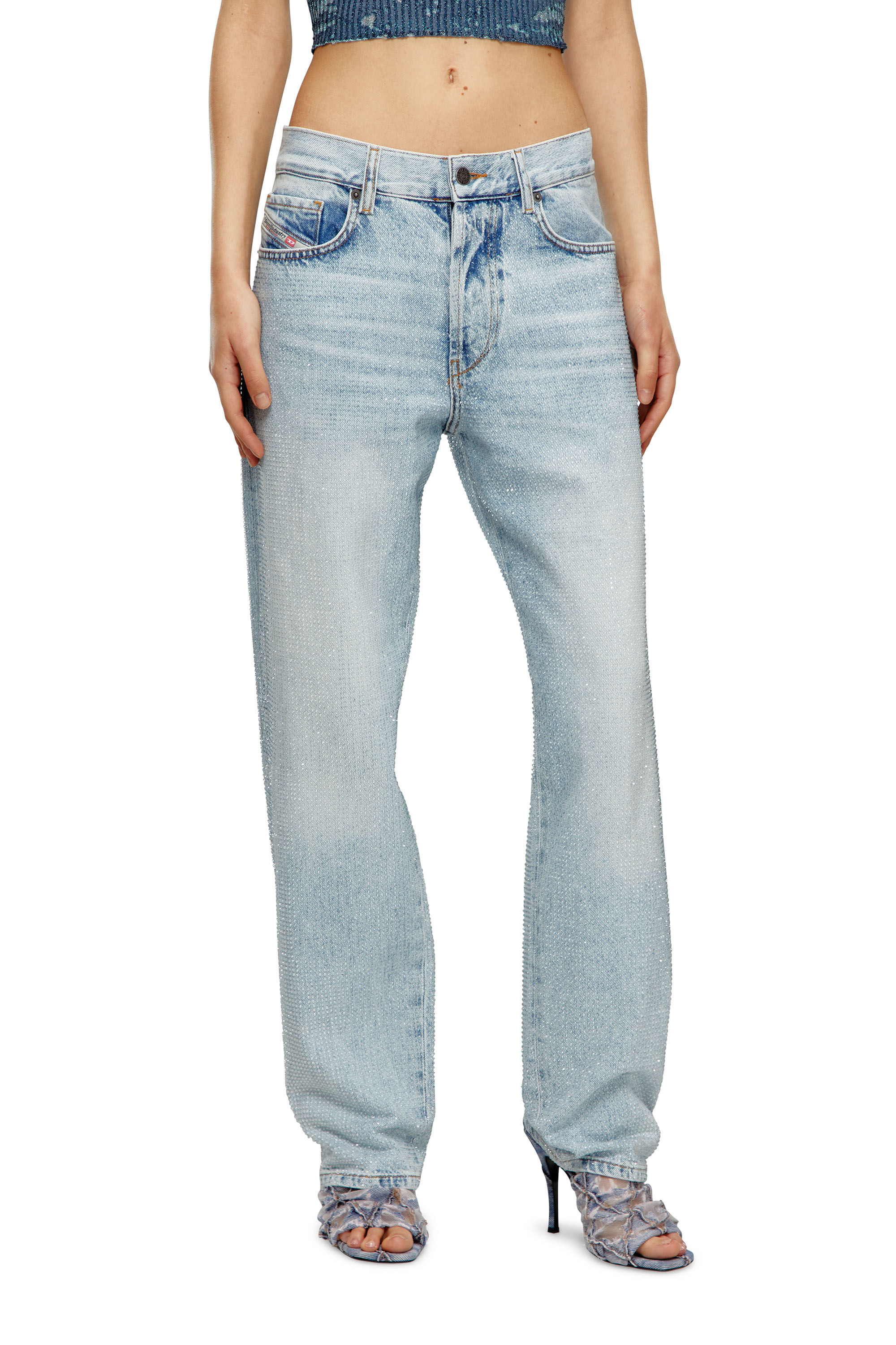 Diesel - Female's Regular Jeans 1988 D-Ark 0PGAW, Light Blue - 3