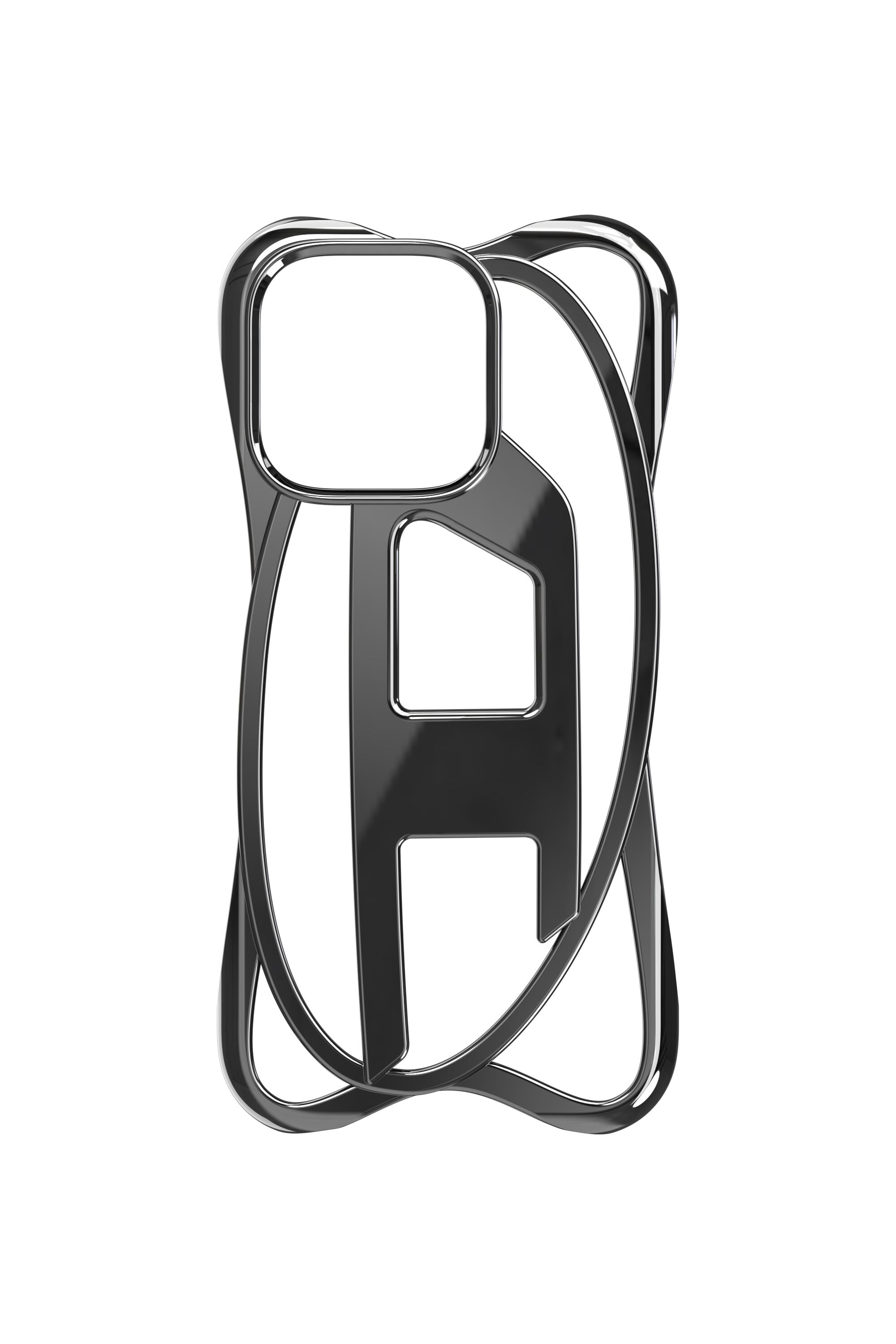 Women's Caged D Case iPhone 16 Pro | Black | Diesel {{Country}}