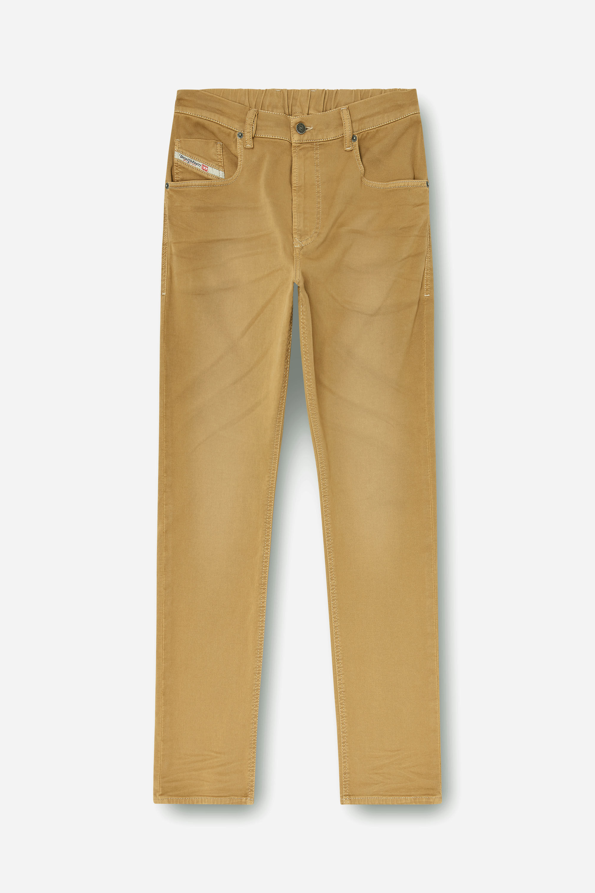 Men's Regular Jeans | Dark Beige | Diesel 2032 D-Krooley-BW Joggjeans®