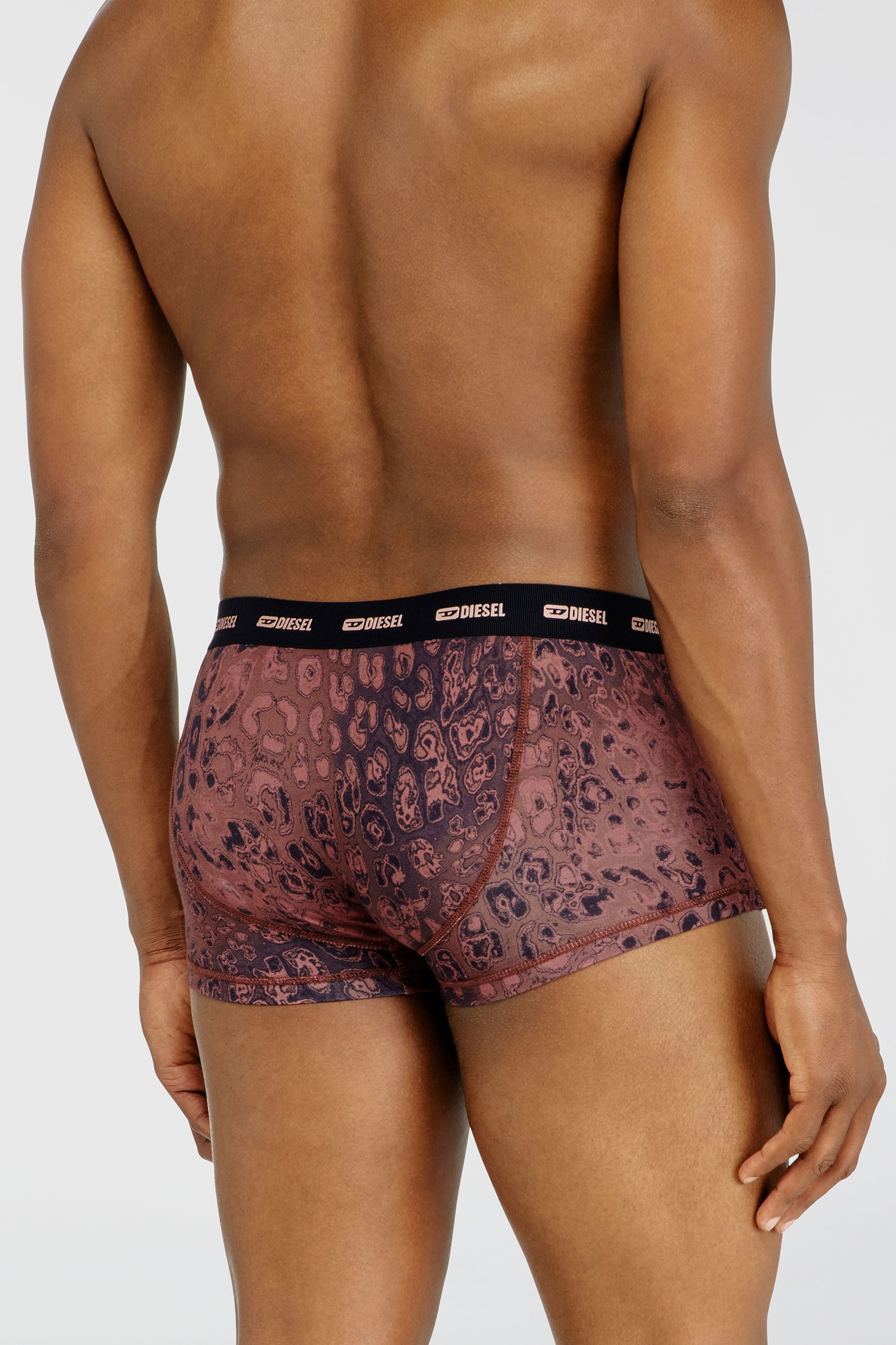 Diesel - DAMIEN-UTLT-3PACK, Lot de trois boxers en coton stretch Homme in Violet - 3