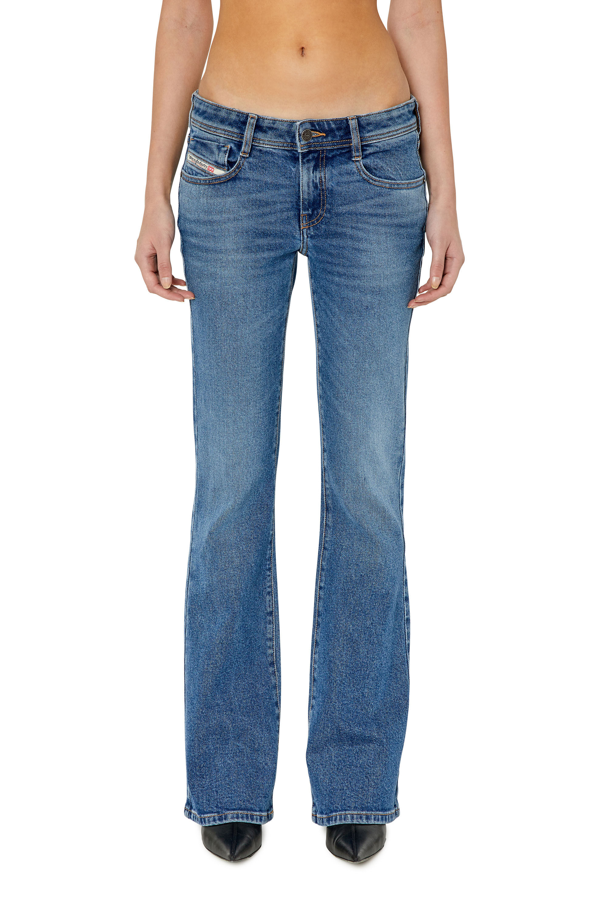 1969 D-EBBEY Woman: bootcutandflare Medium blue Jeans | Diesel