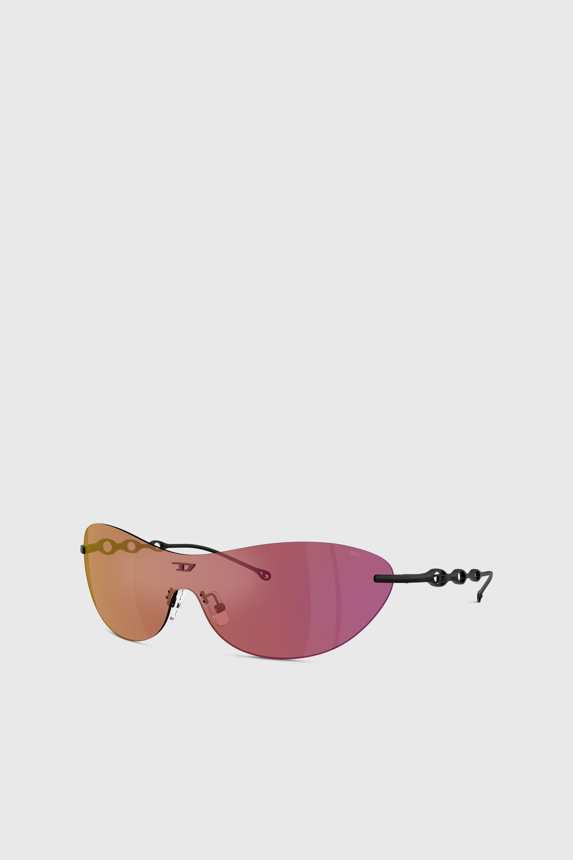 Diesel - 0DL1006 SIZE 35, Lunettes de soleil ovales Mixte in Violet - 4