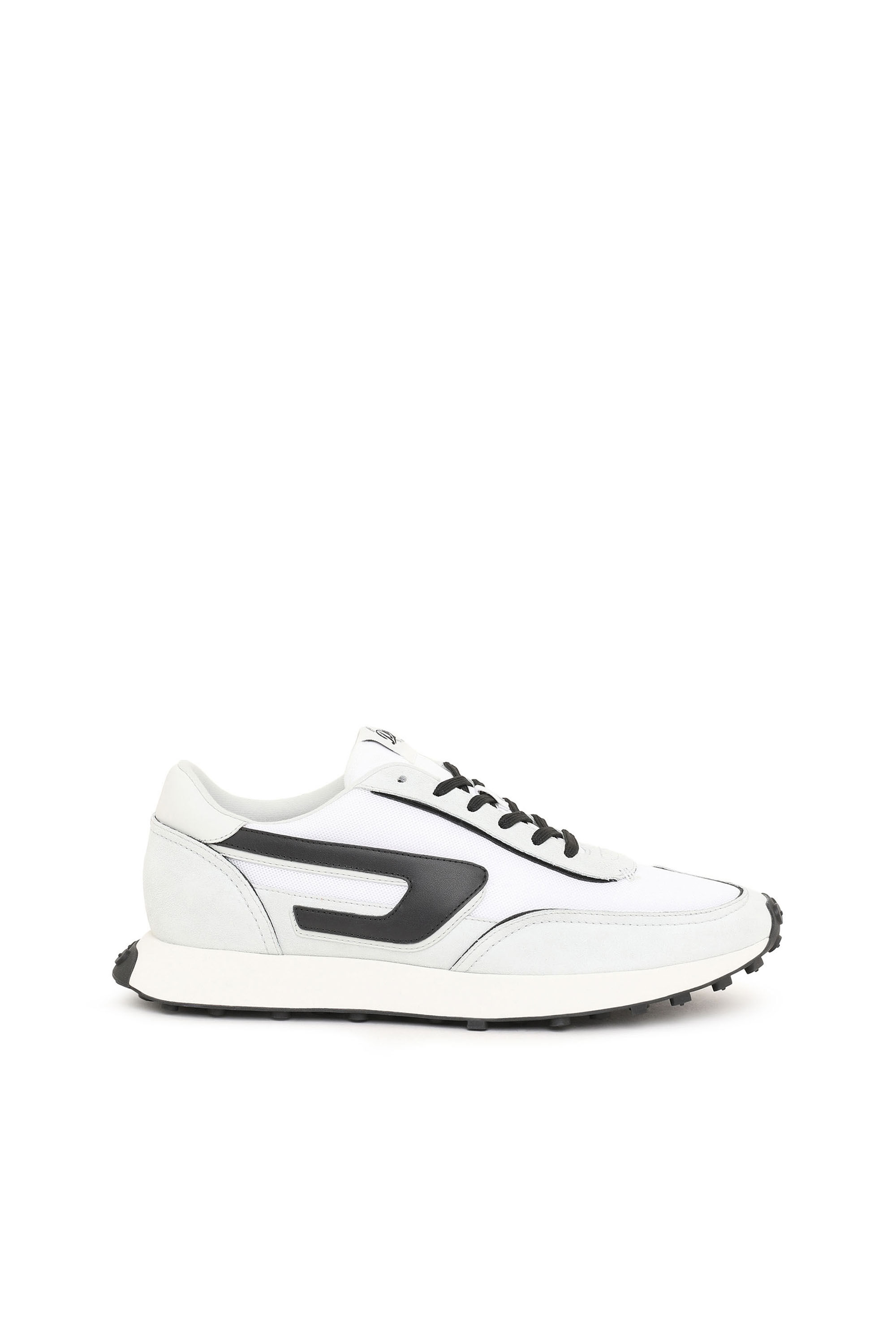 Diesel - S-RACER LC W, Female's S-Racer Lc W - Sneakers in mesh, suede and leather in White/Black - 1