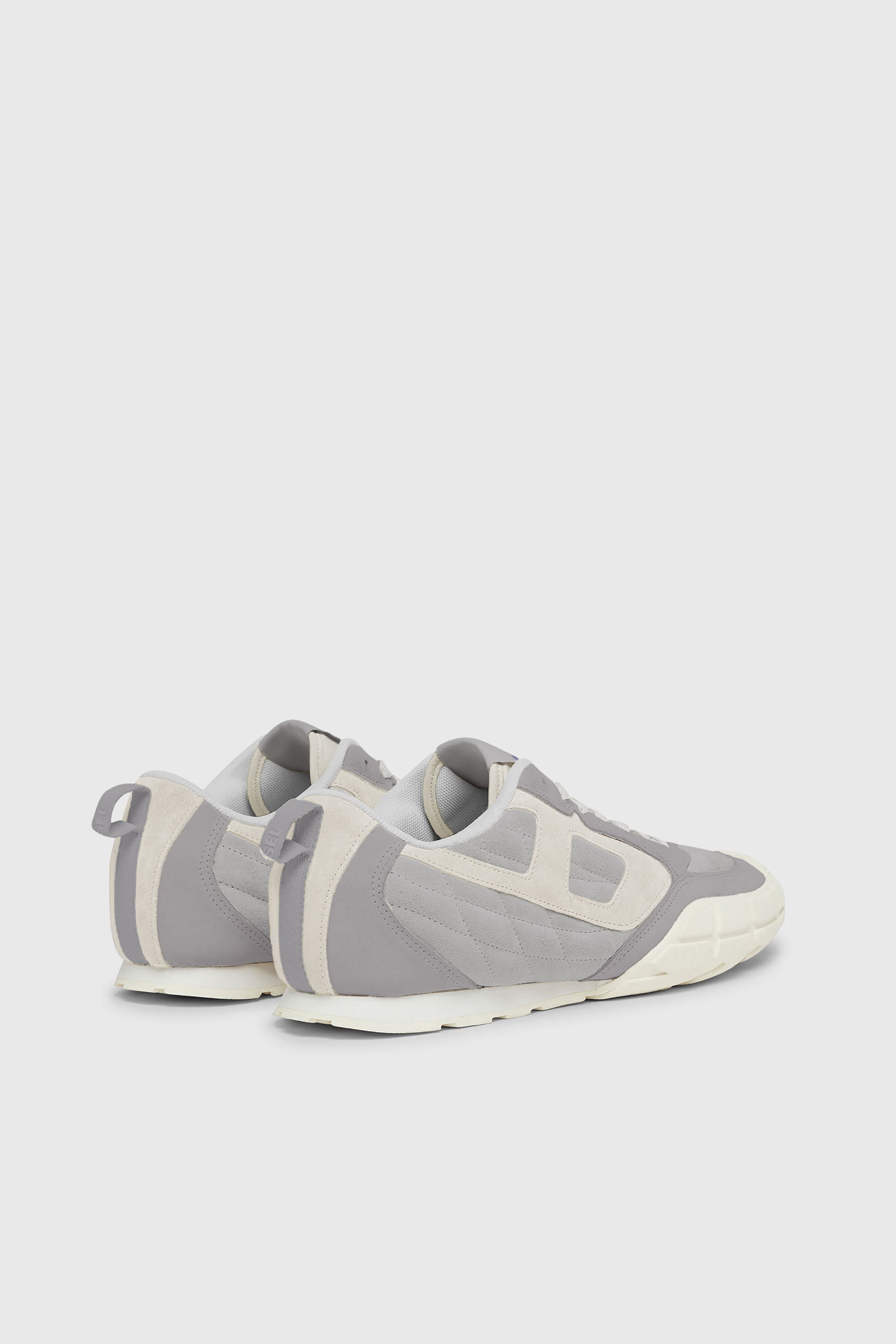 Diesel - S-PAGODHA LOW, S-Pagodha-Zapatillas de gamuza acolchada con dise&ntilde;o Hombre in Gris - 3