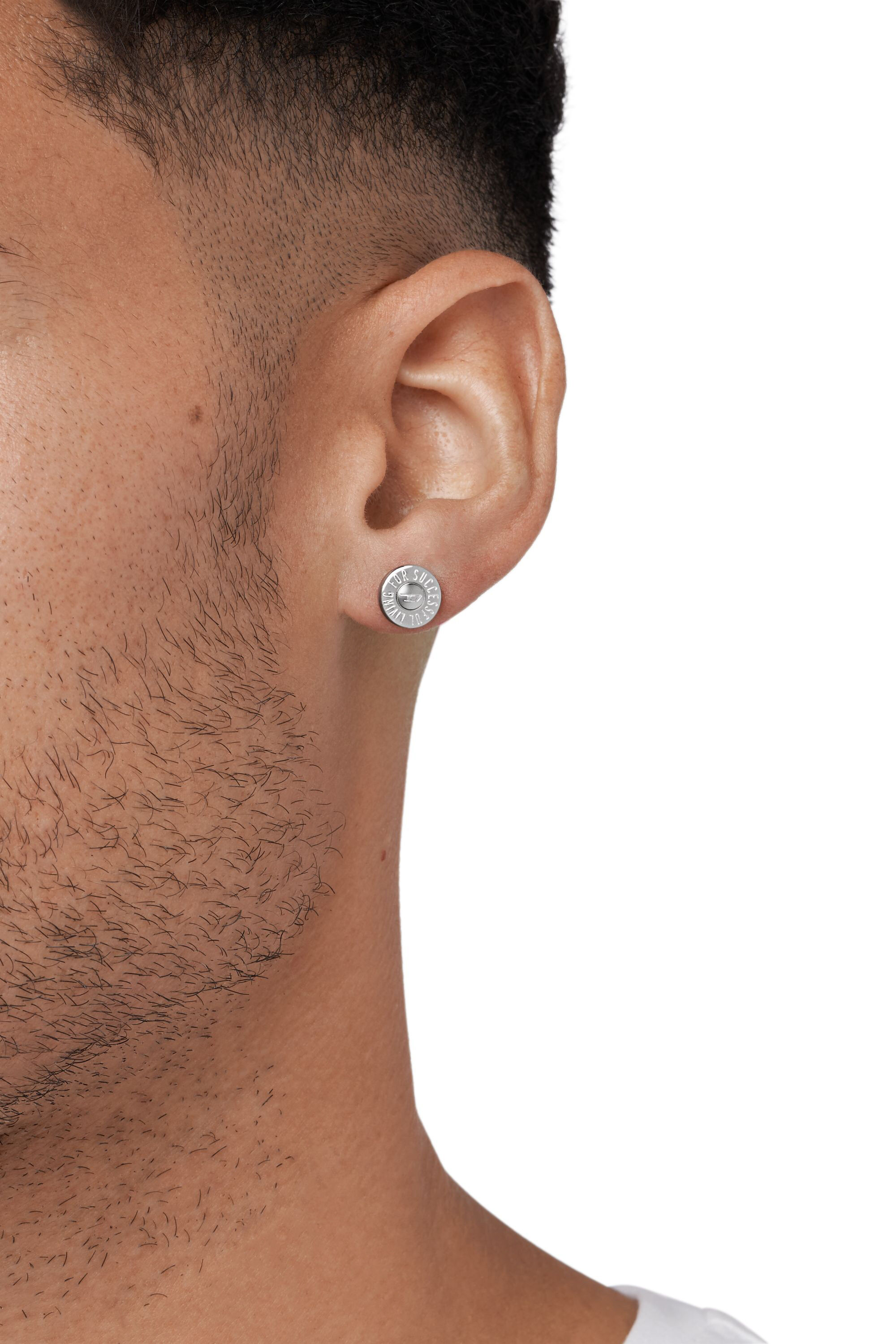Diesel - DX1402SET, Juego de pendientes de acero inoxidable Unisex in Plateado - 3