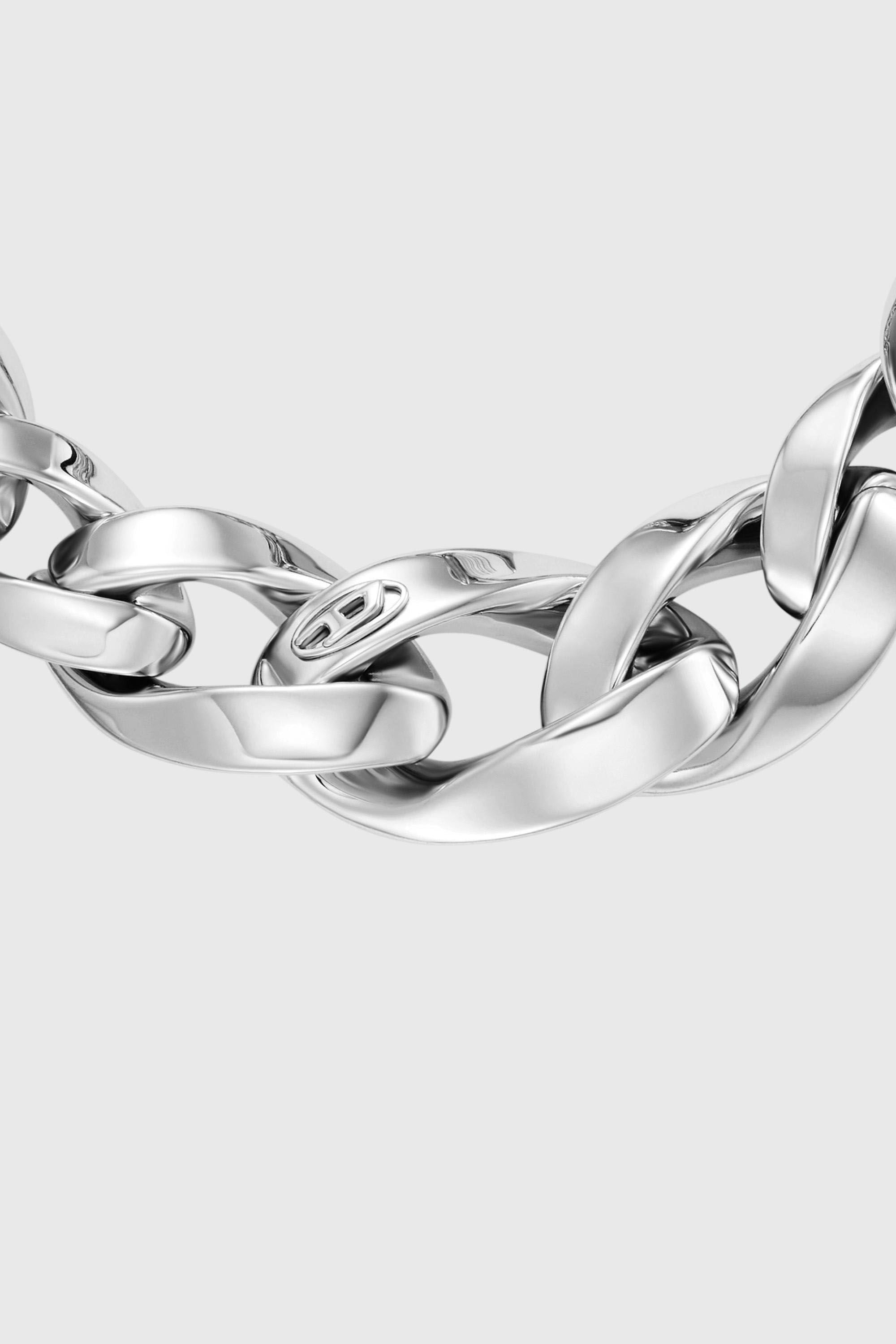 Diesel - DX1721040, Pulsera de cadena de acero inoxidable Unisex in Plateado - 3