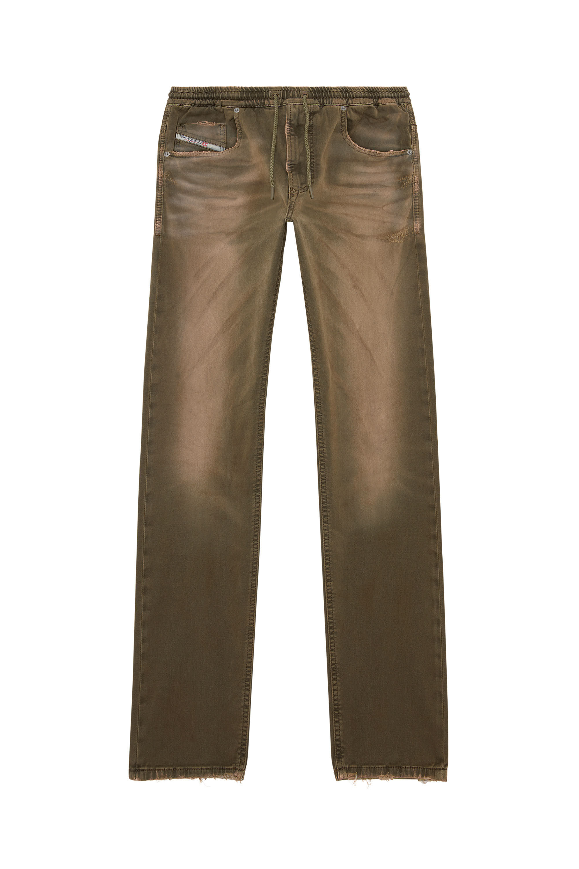 Diesel - Male's Regular 2030 D-Krooley Joggjeans® 068LW, Military Green - 2