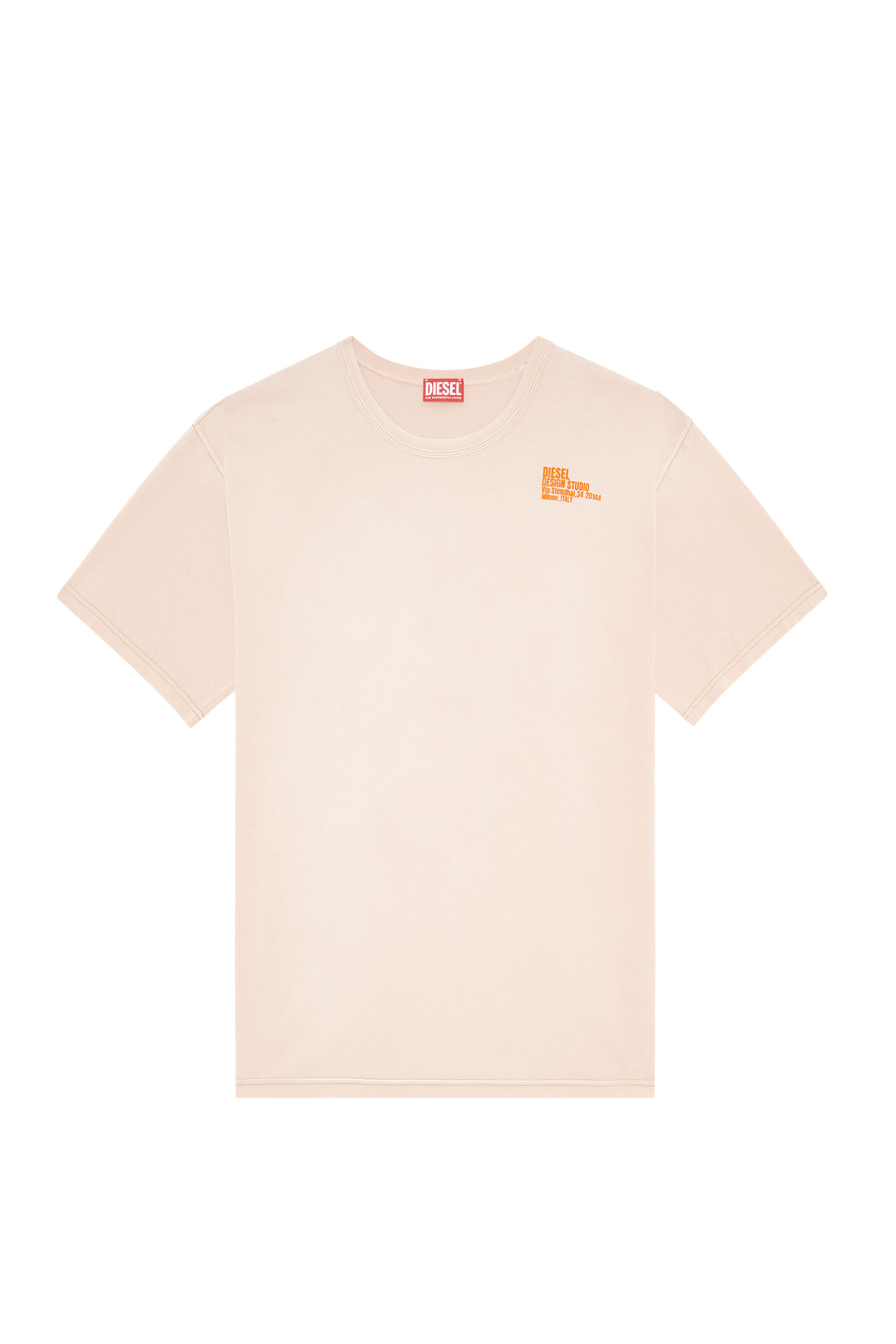 Diesel - T-BOXT-N7, T-shirt avec mini imprimé Design Studio Homme in Rose - 2