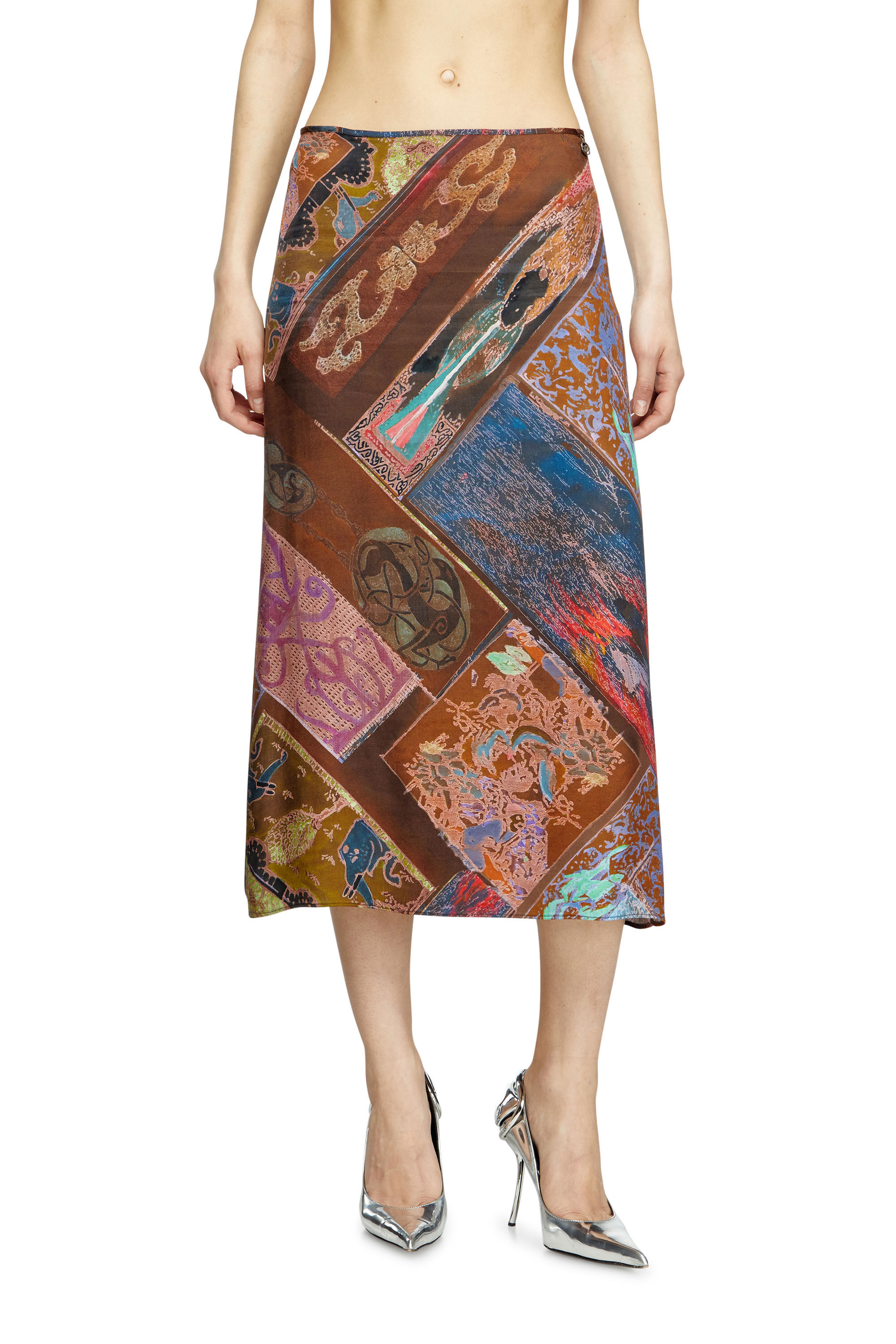 BRIEFING 新品　WOMEN'S 3D LOGO SKIRT M Z Supply Iman Prism Maxi Skirt - Women's Skirts in Cabana