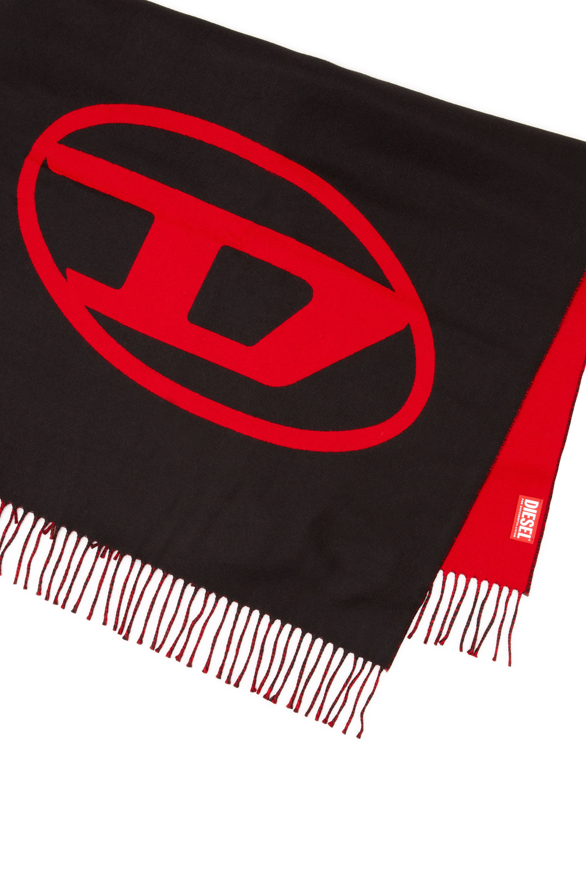 Men's Reversible two tone wool scarf | Multicolor | Diesel US