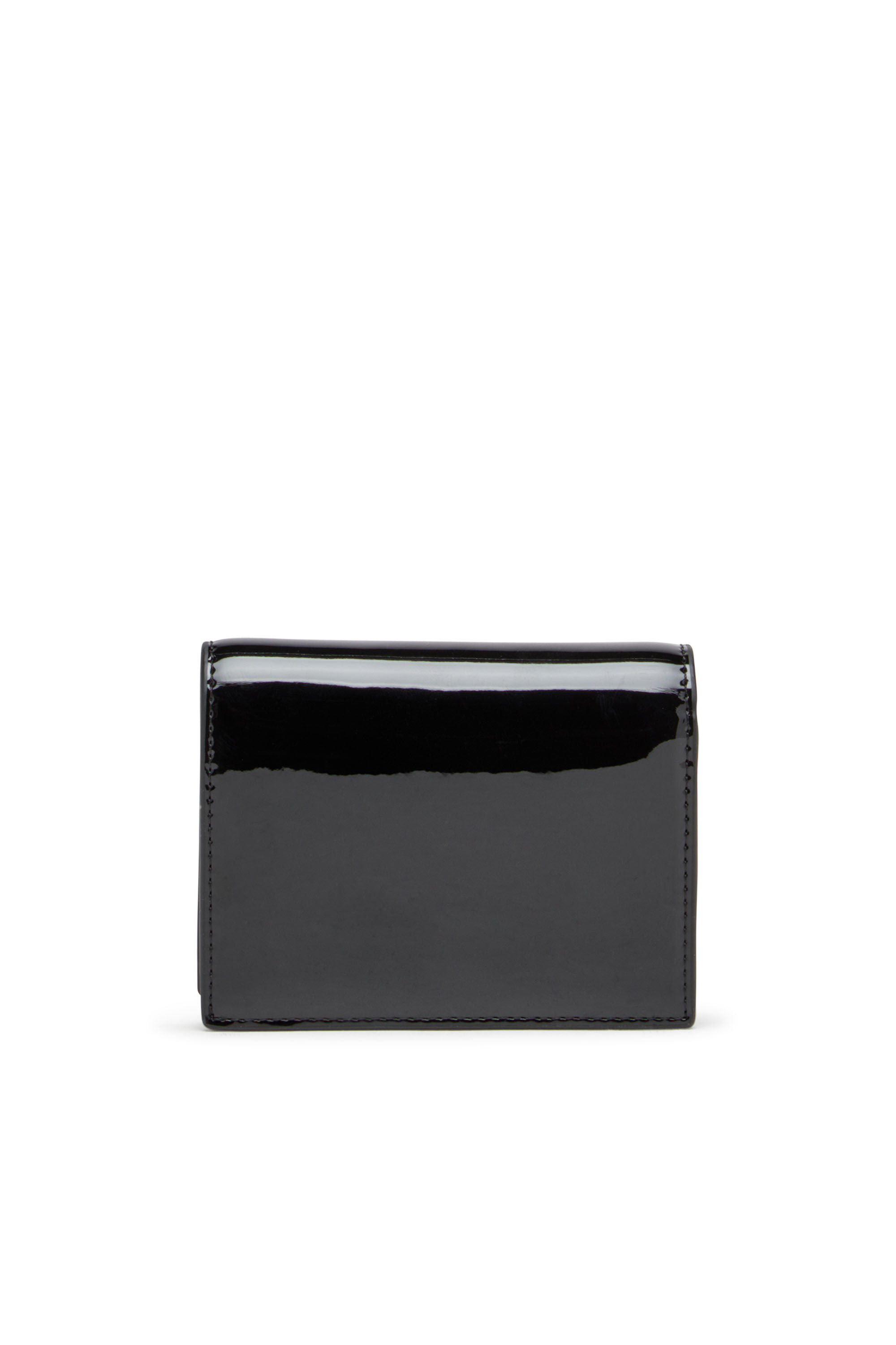 DIESEL｜HALF-LENGTH WALLETS (PLAY BI FOLD III (X10272 P Women's Wallet in glossy PU | Black | Diesel
