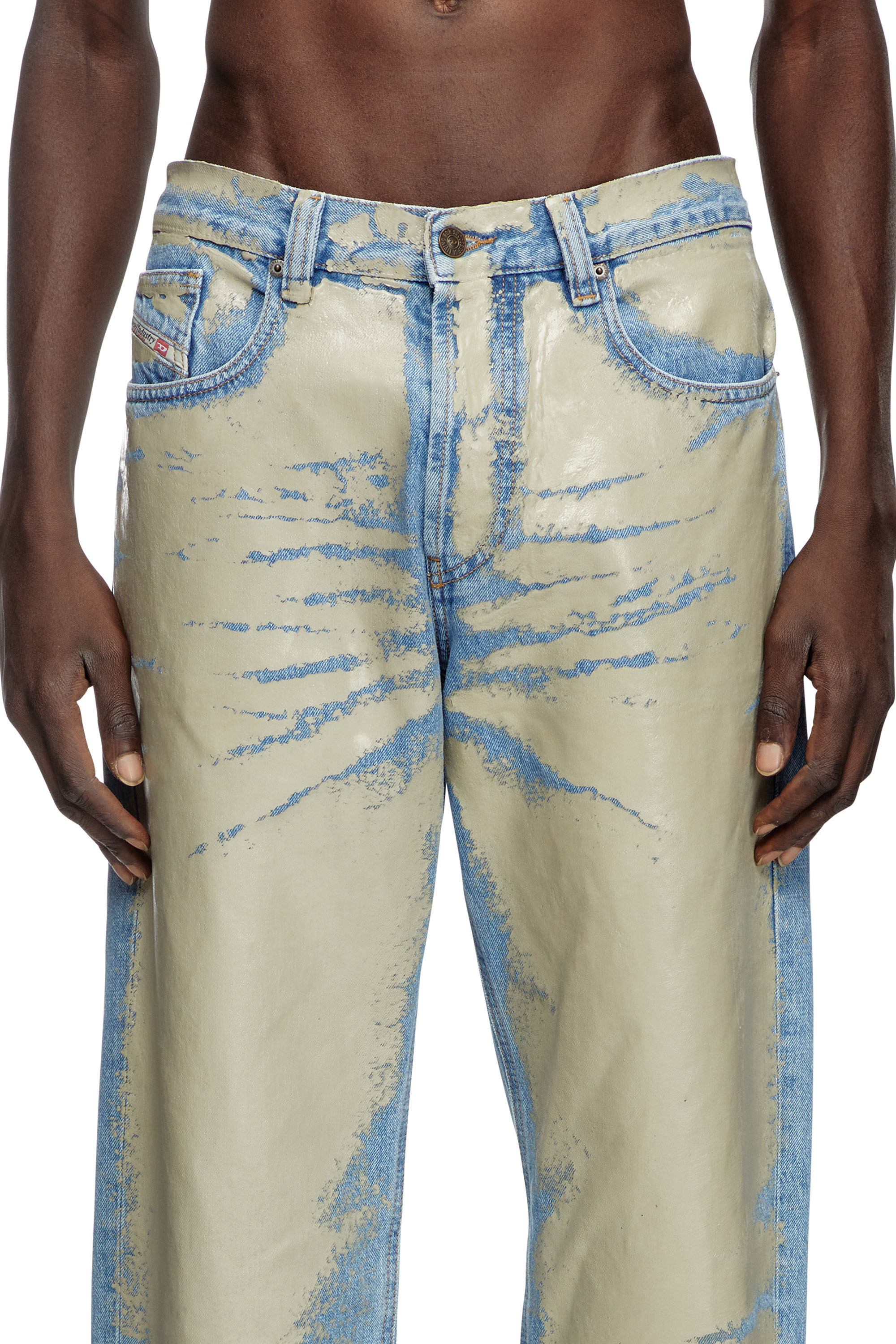 Diesel - Regular Jeans 2024 D-Macs 007AL Homme, Marron Clair - Image 5