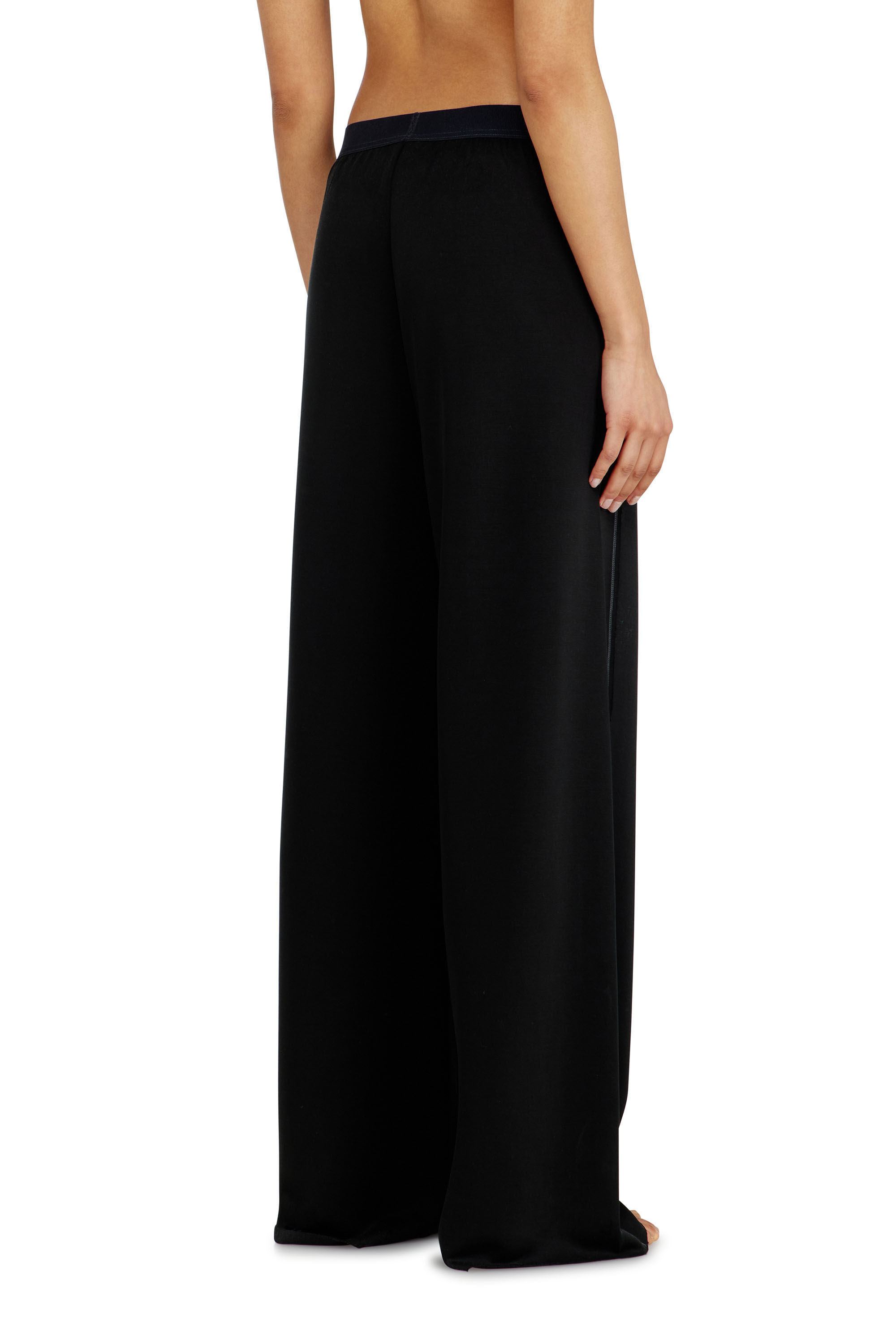Women's Track pants in light stretch scuba | Black | Diesel