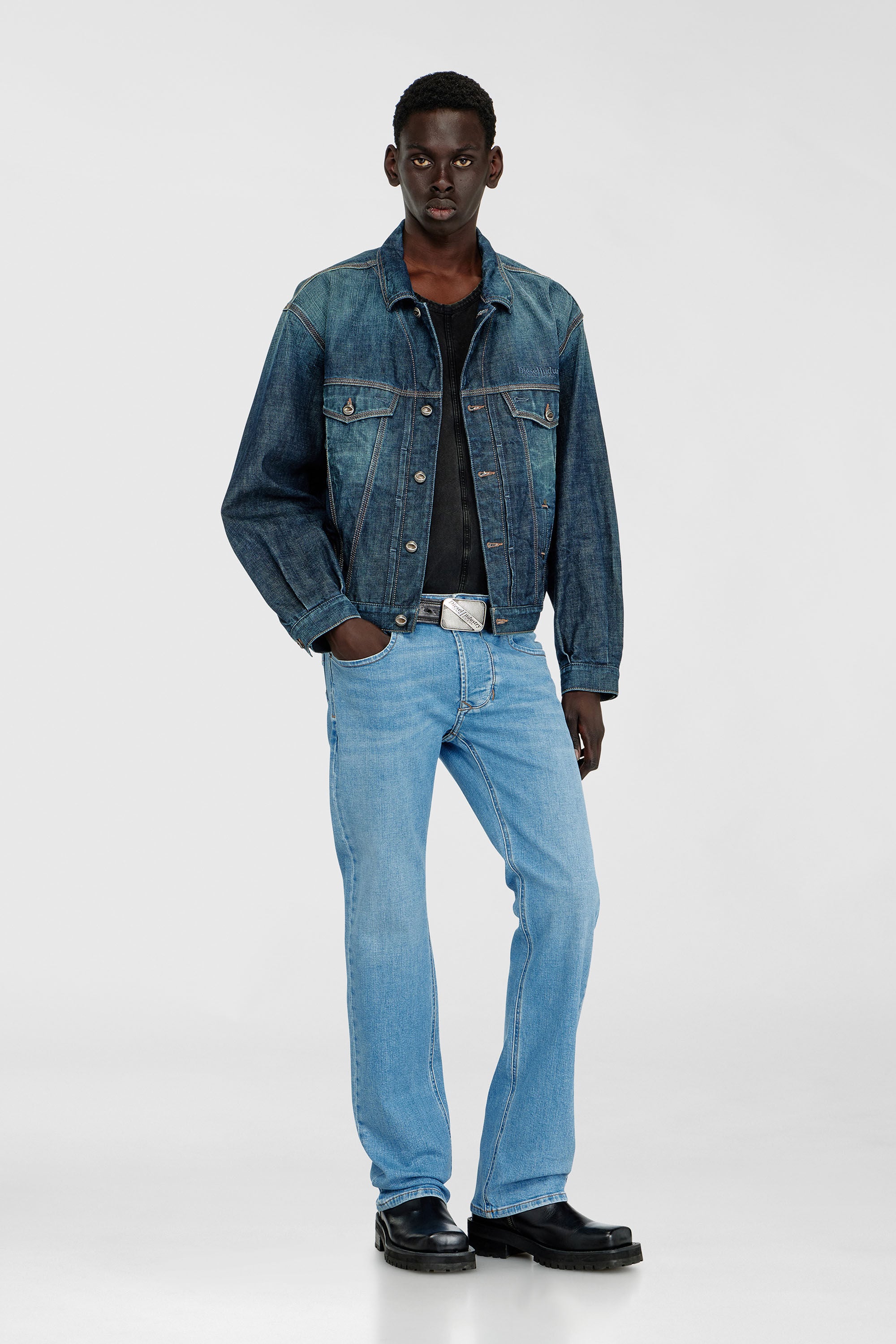 Diesel - Male's Regular Jeans 1985 Larkee 0HDBJ, Light Blue - 1