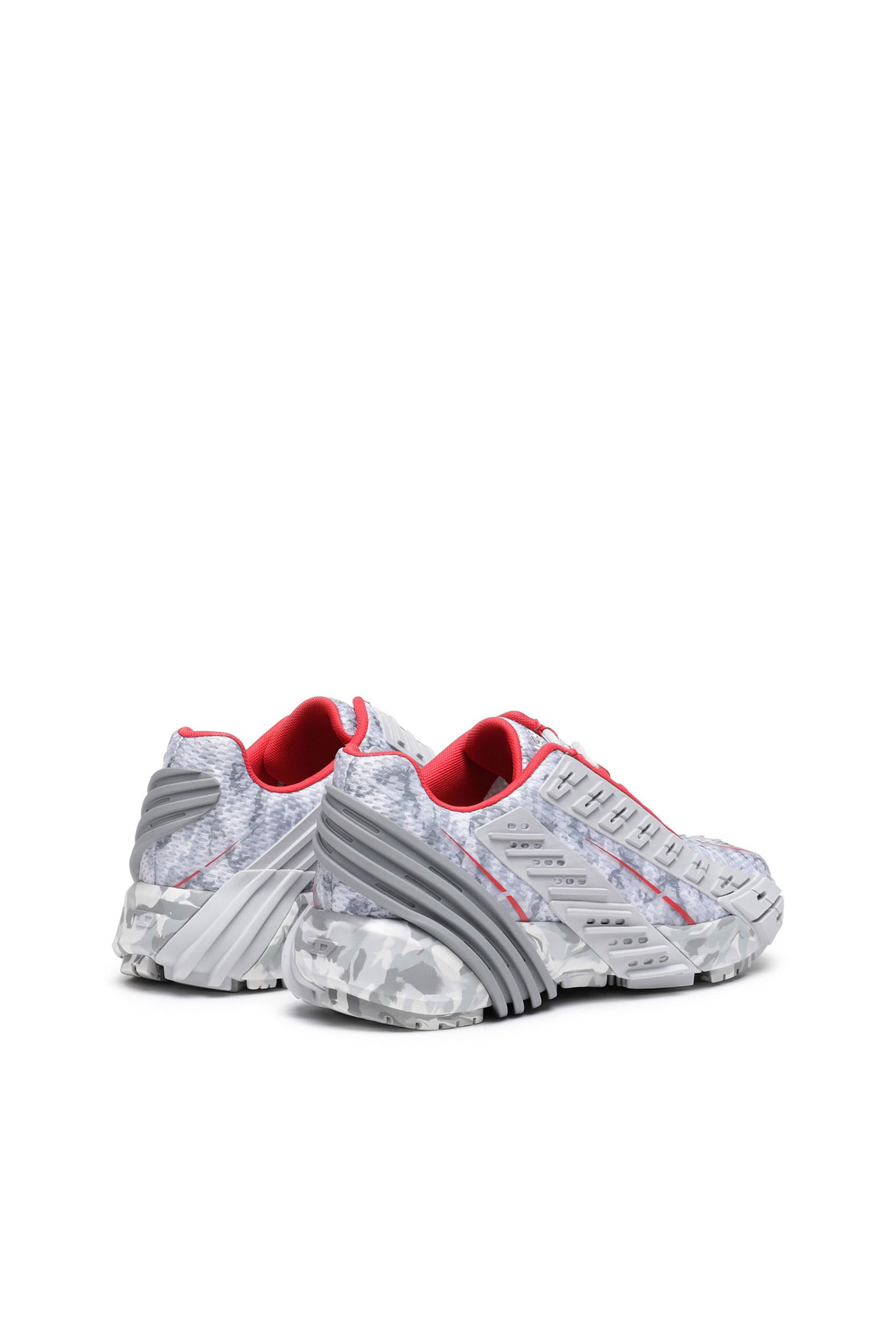 Diesel - S-PROTOTYPE LOW W, S-Prototype Low W - Sneakers en mesh avec superpositions en caoutchouc Femme in Polychrome - 3