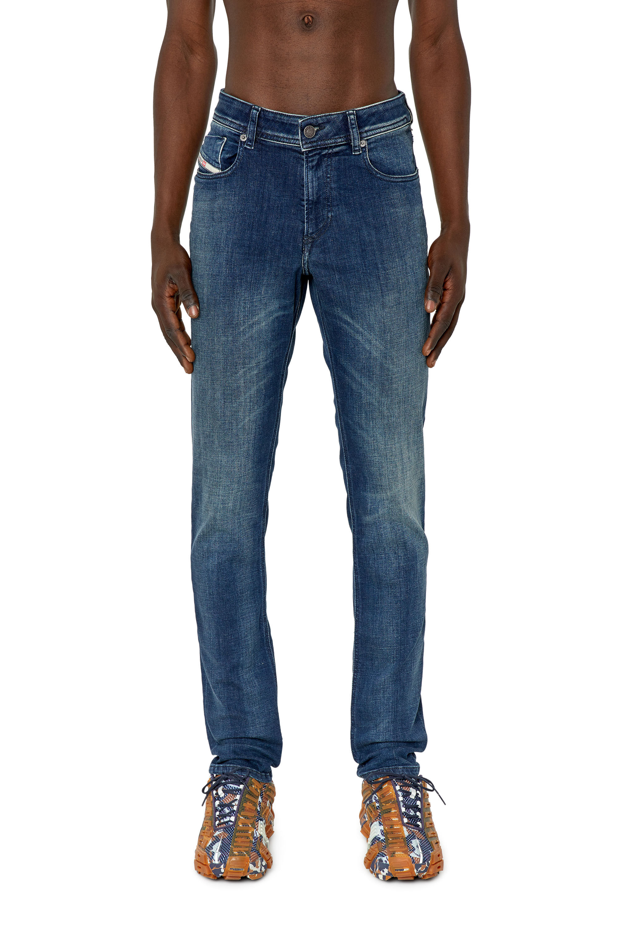 Diesel - Male's Skinny Jeans 1979 Sleenker 09F58, Dark Blue - 3
