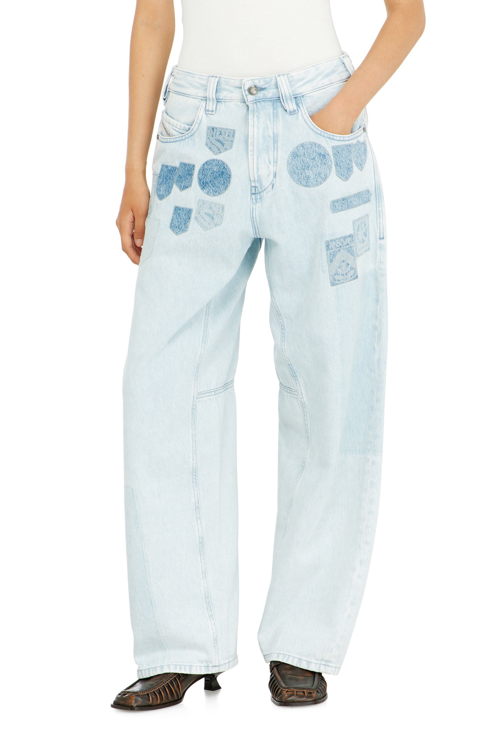Women's Relaxed Jeans | Regular Waist 1997 D-Enim-M | Light Blue