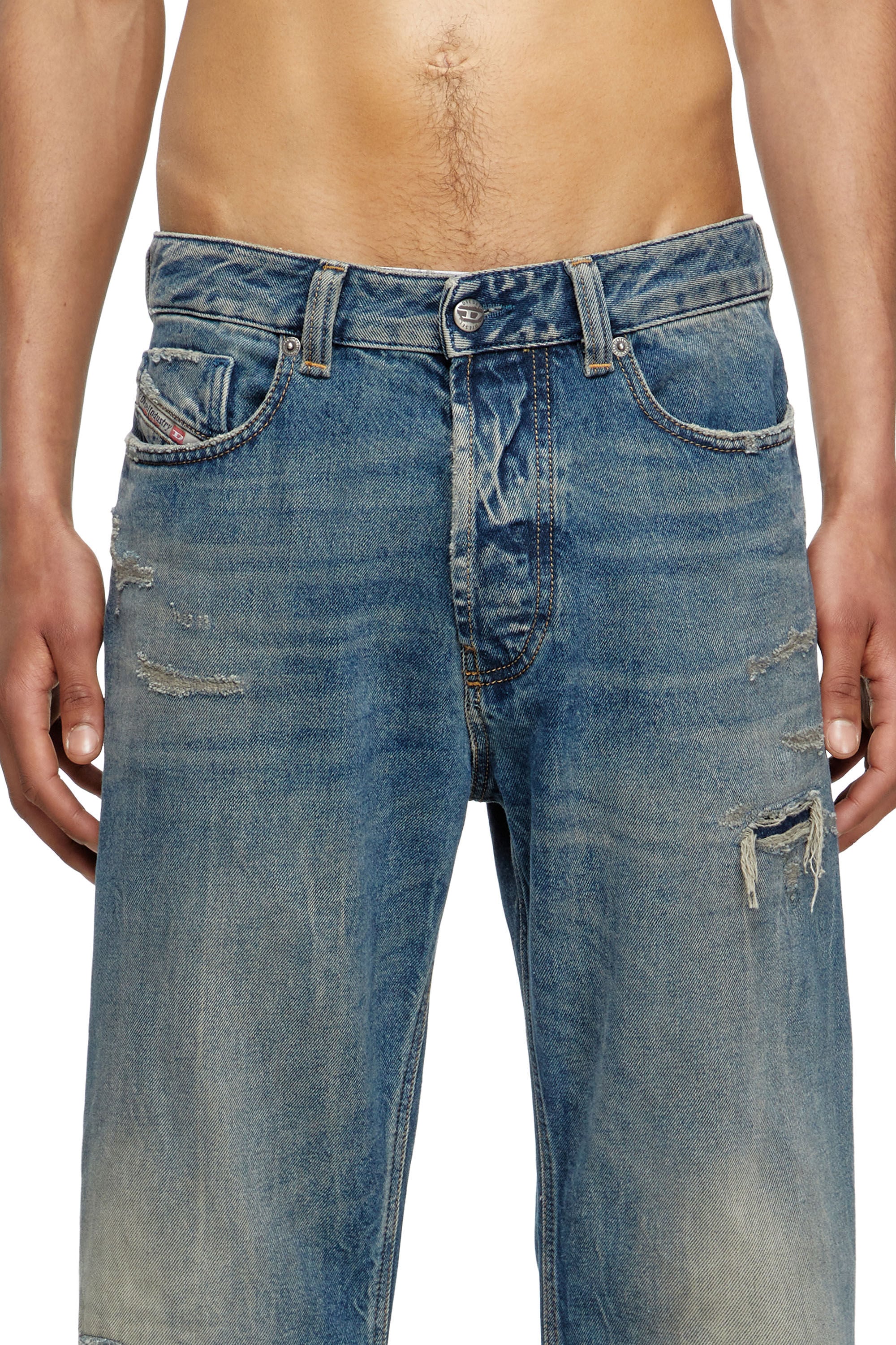 Men's Relaxed Jeans | Regular Waist 1980 D-EeperMedium blue