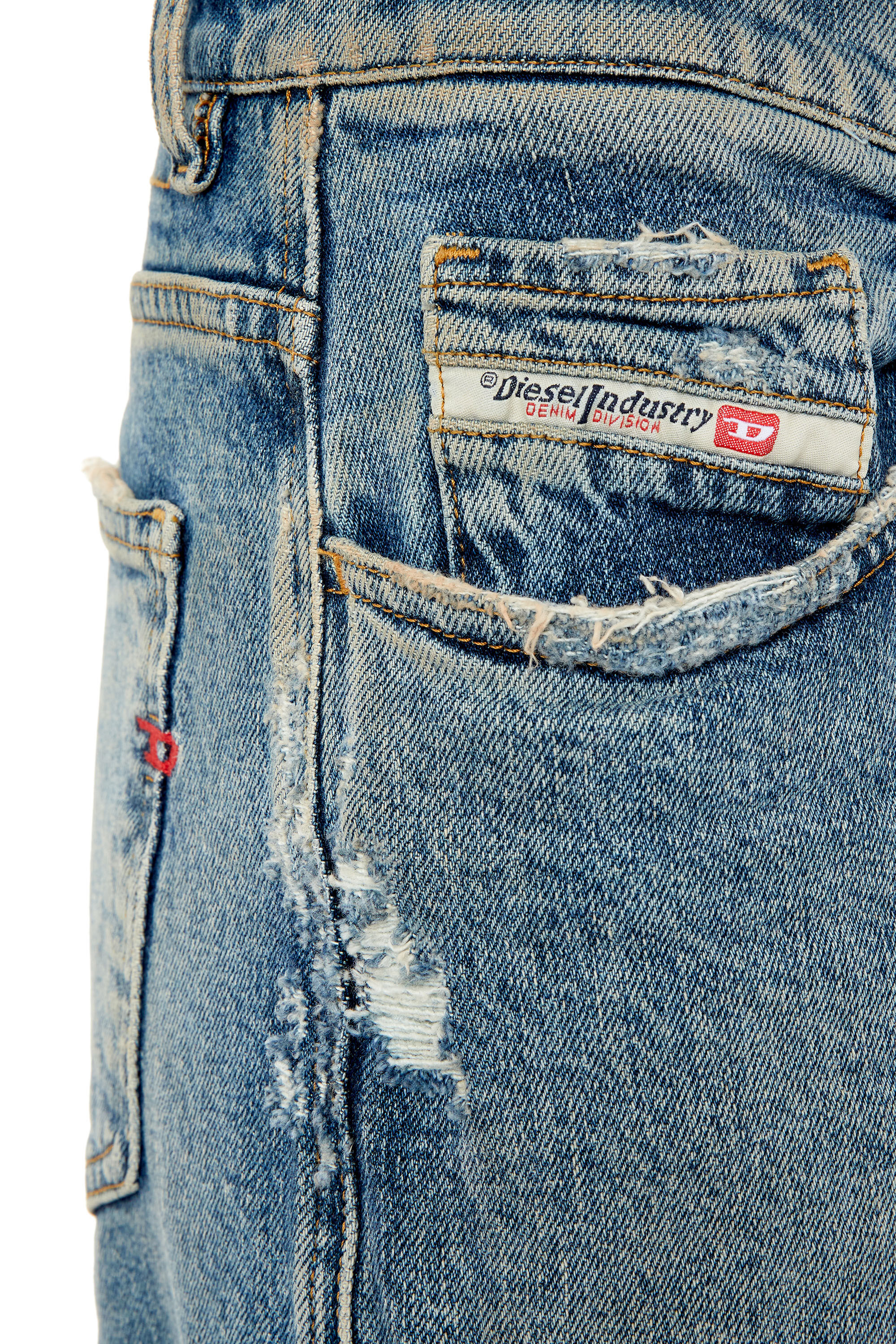 Diesel - Boyfriend Jeans 2016 D-Air 007M8, Female's Boyfriend Jeans - 2016 D-Air in Medium Blue - 4