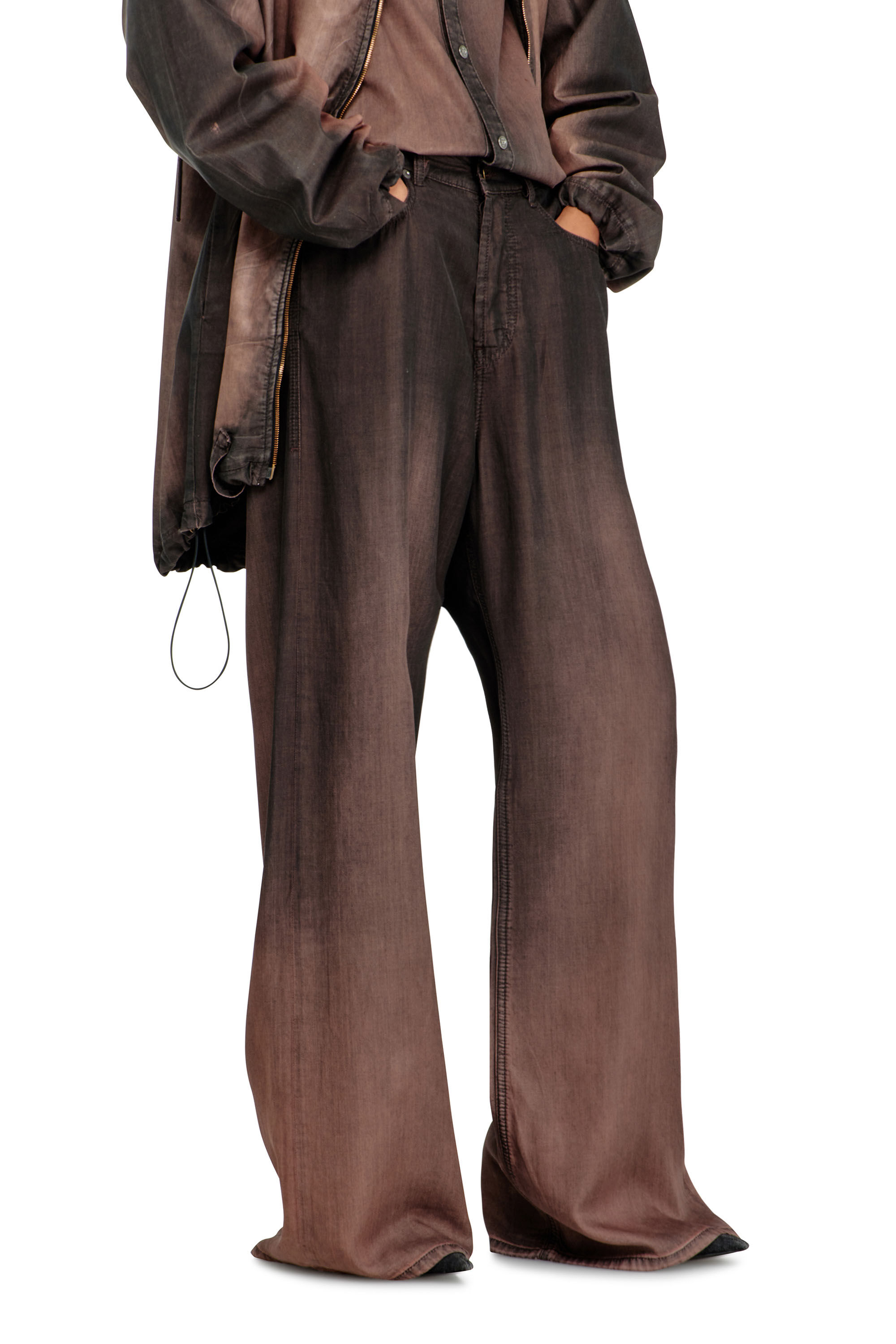 Women's Relaxed Jeans | Brown | Diesel 1996 D-Sire Women's Relaxed Jeans | Brown | Diesel 1996 D-Sire