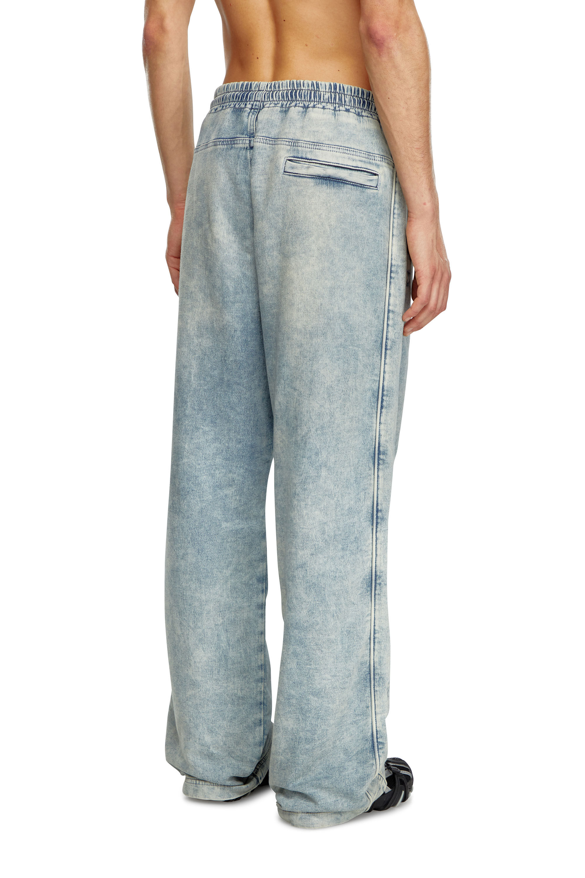 Diesel - Male's Relaxed D-Martyans Track Denim 068LU, Light Blue - 4
