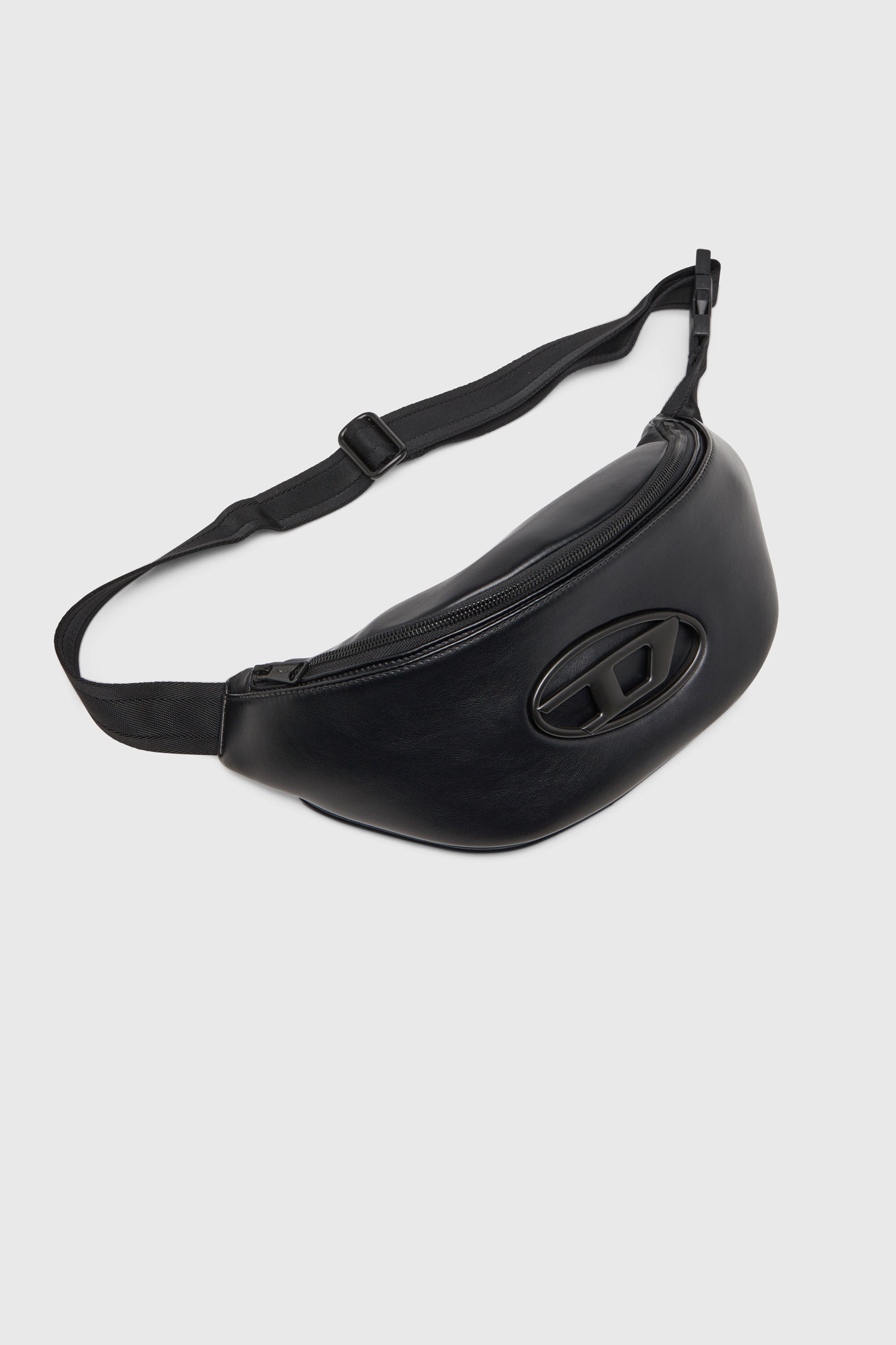 Diesel - HOLI-D BELT BAG M, Holi-D-Ri&ntilde;onera de poliuretano y neopreno Hombre in Negro - 5