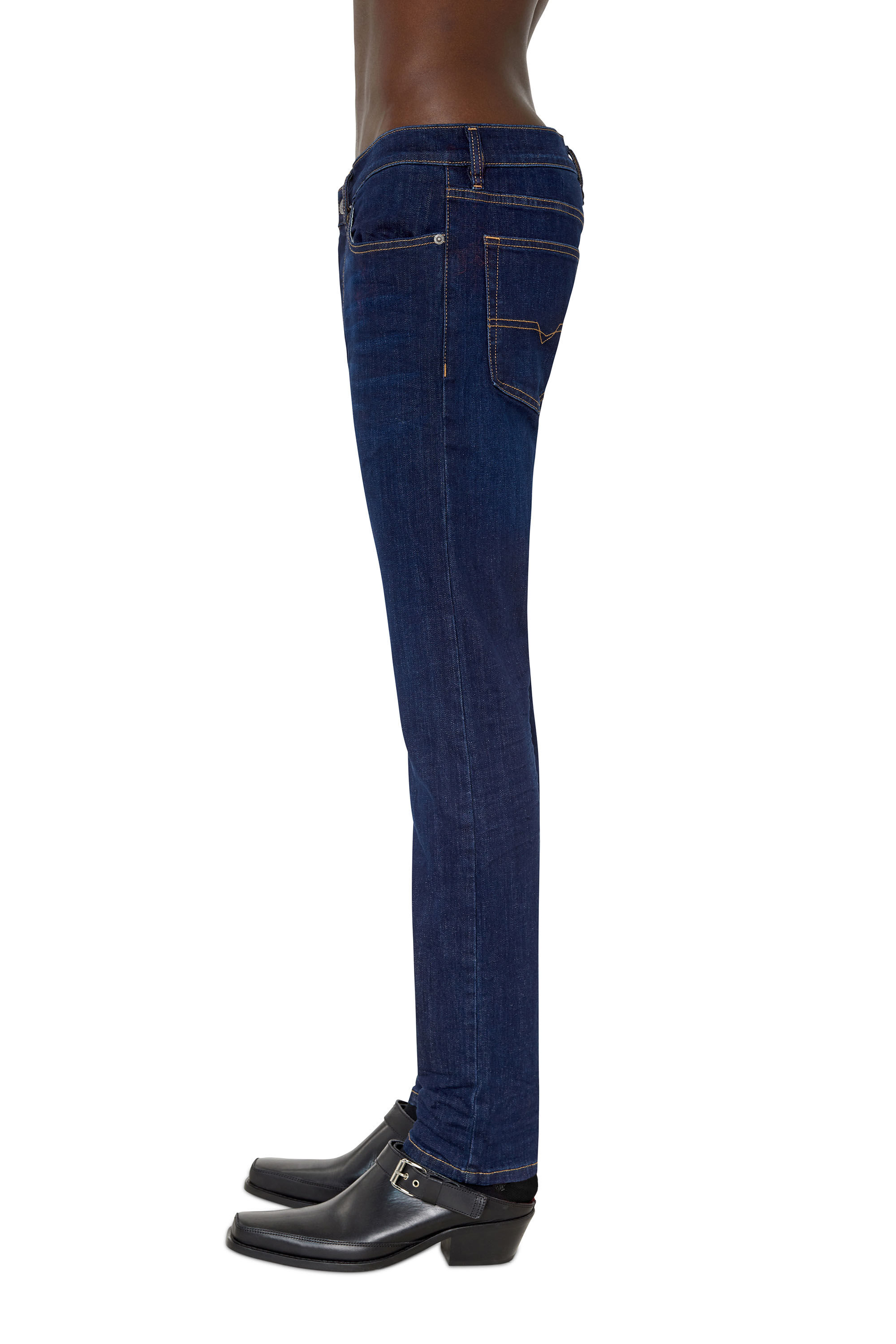Diesel - Slim Jeans D-Luster 0IHAQ, Male's Slim Jeans - D-Luster in Dark Blue - 5