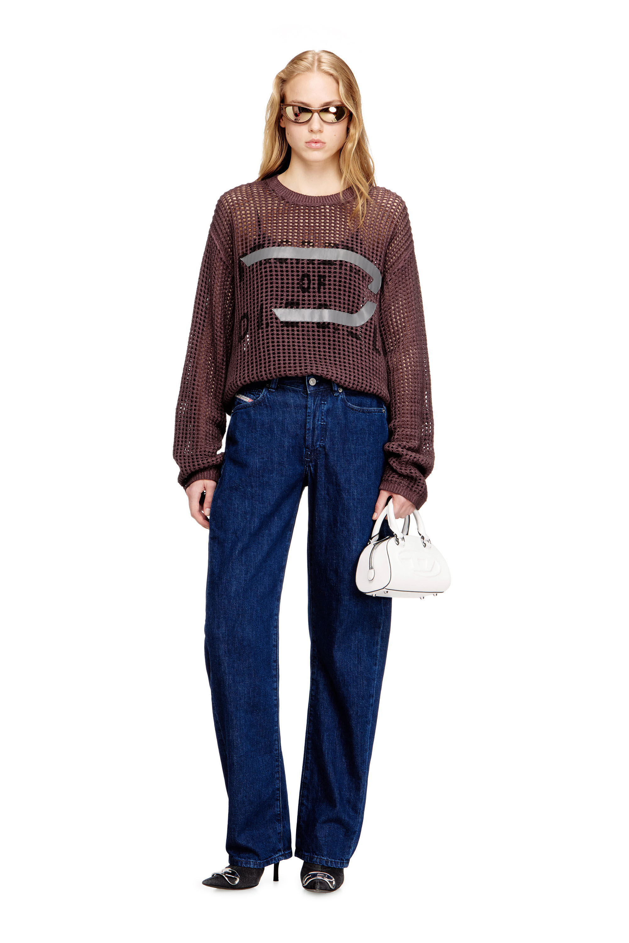 Women's Relaxed Jeans | Dark Blue | Diesel 1974 D-Ellz