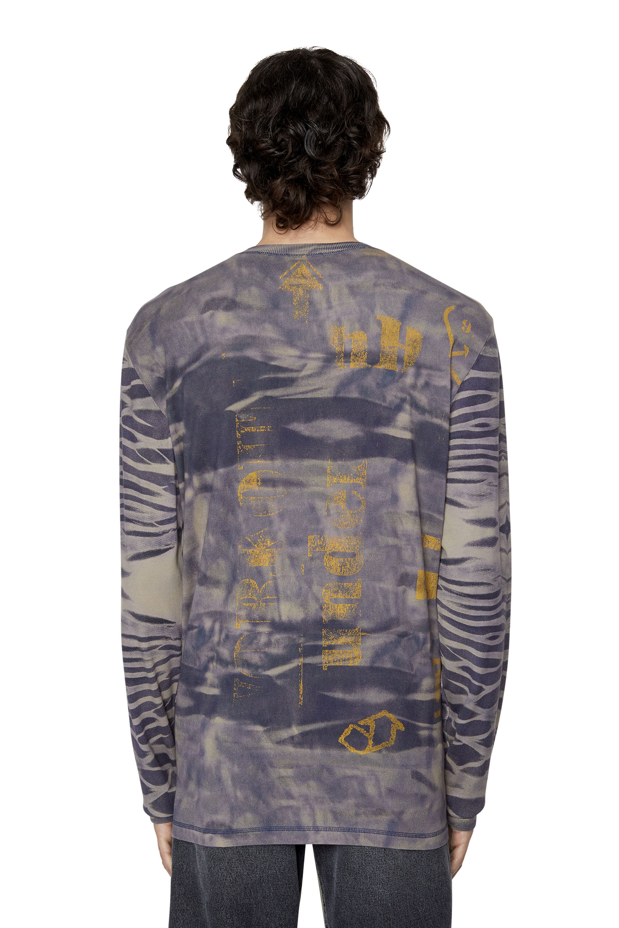 トップス DIESEL Sun-faded longsleeve Henley Tee トップス DIESEL Sun-faded longsleeve Henley Tee Men's Henley