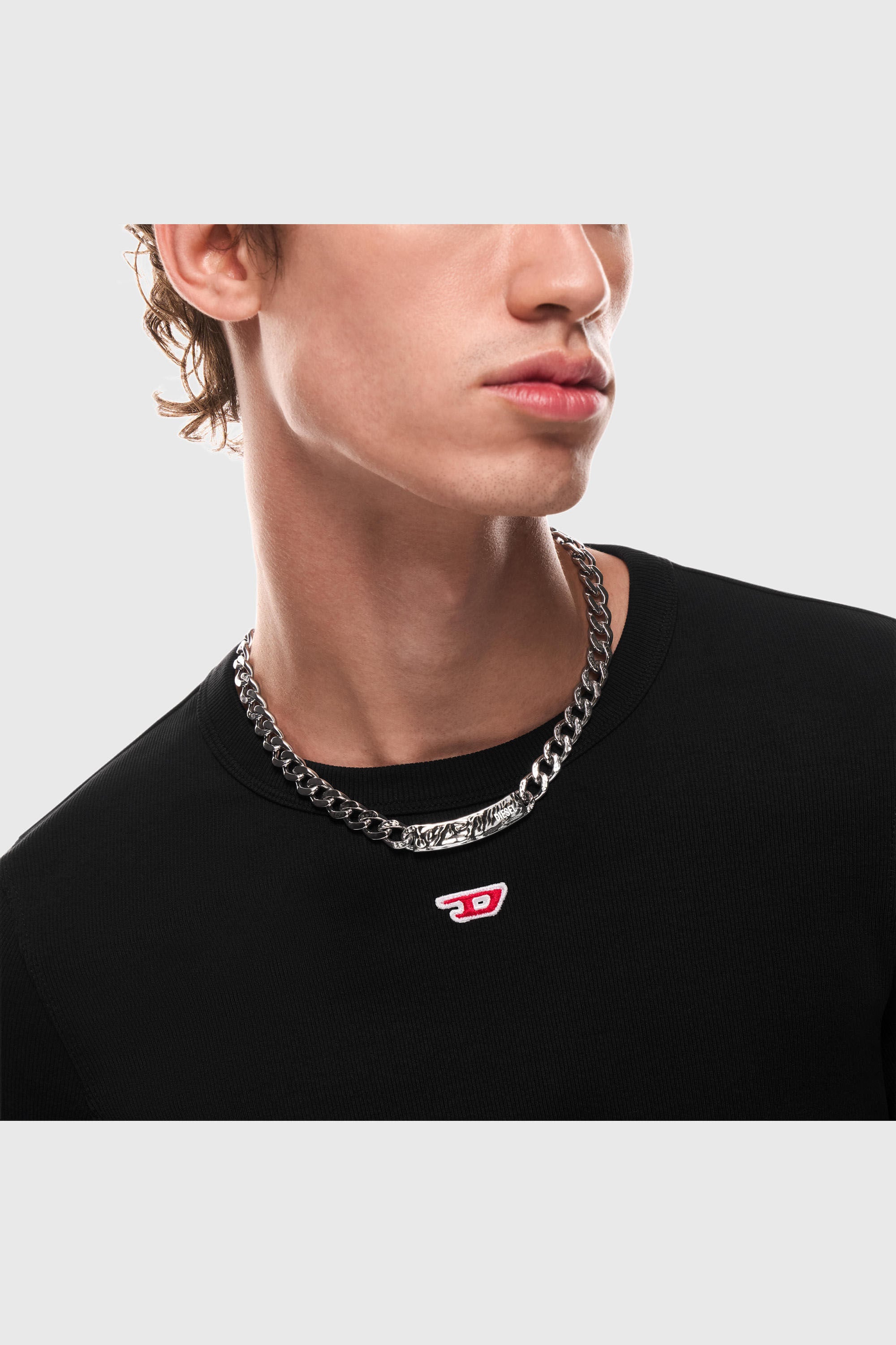 Women's Stainless Steel Chain Necklace | Silver | Diesel {{Country}}
