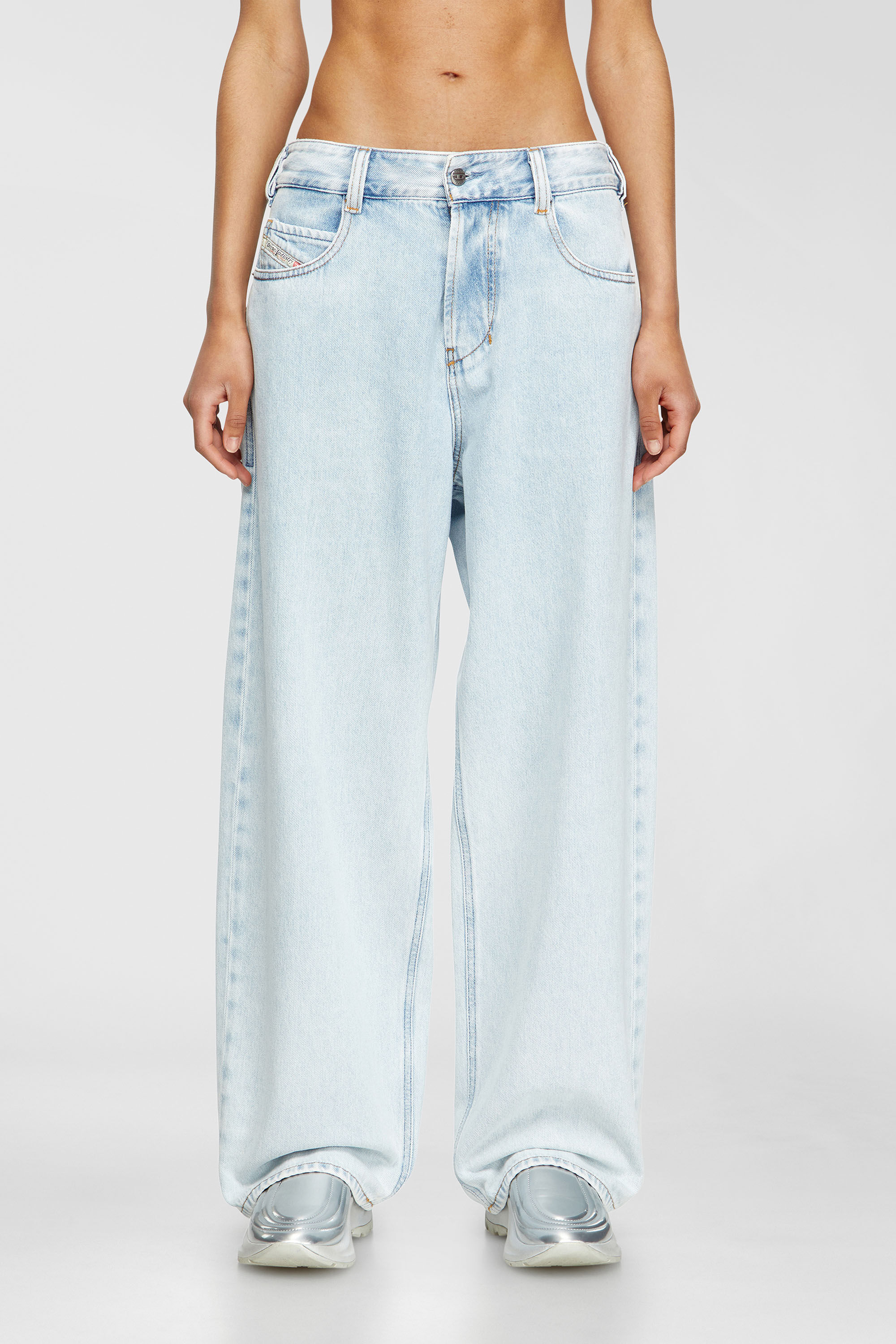 Women's Relaxed Jeans | Regular Waist 1997 D-Enim-M | Light Blue