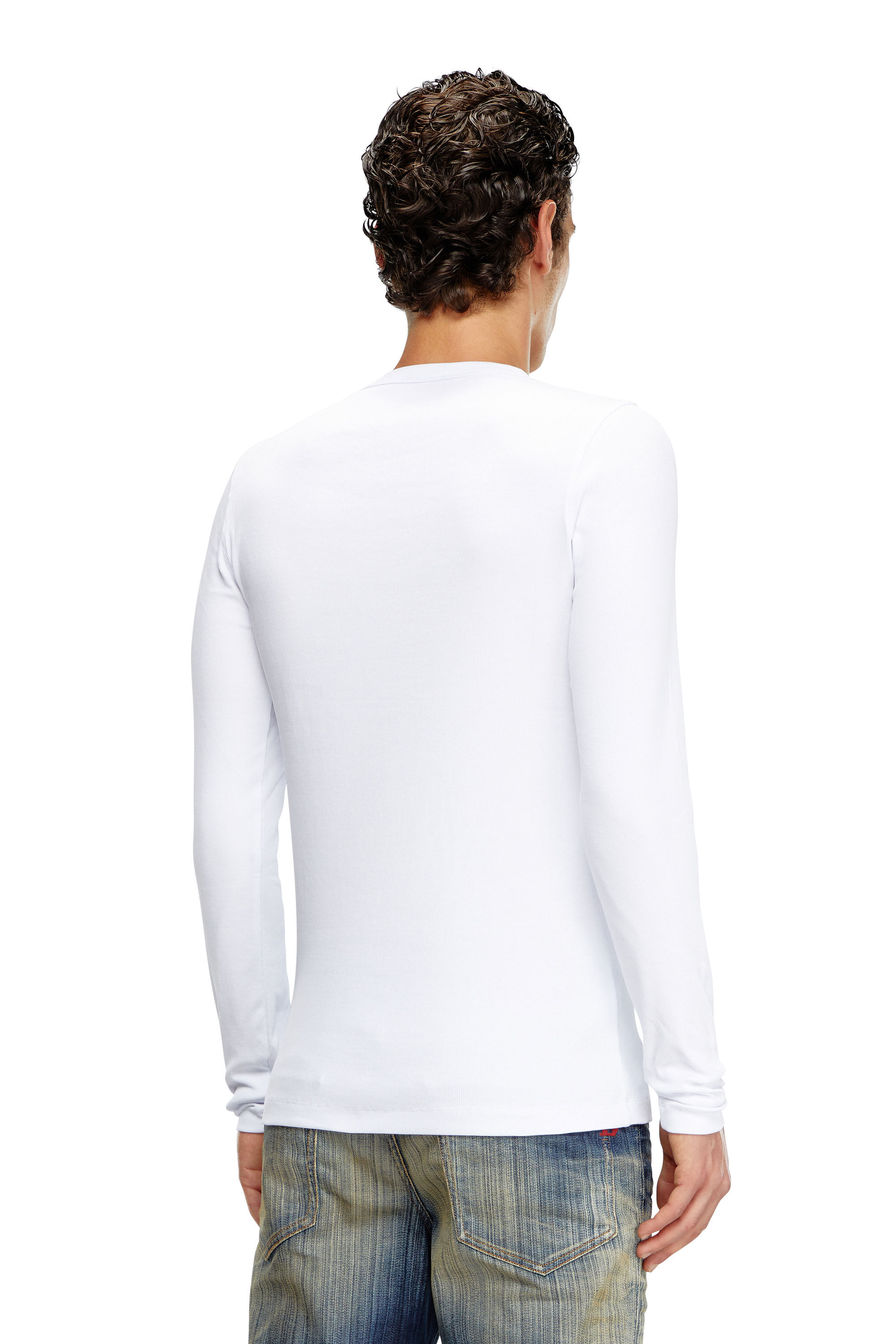 Tシャツ・カットソー RONRON DOT MESH SHIRRING LAYERED LONG T SHIRT WHITE RR25AST4 DOT MESH SHIRRING LAYERED LONG T SHIRT BLACK - RONRON 론론