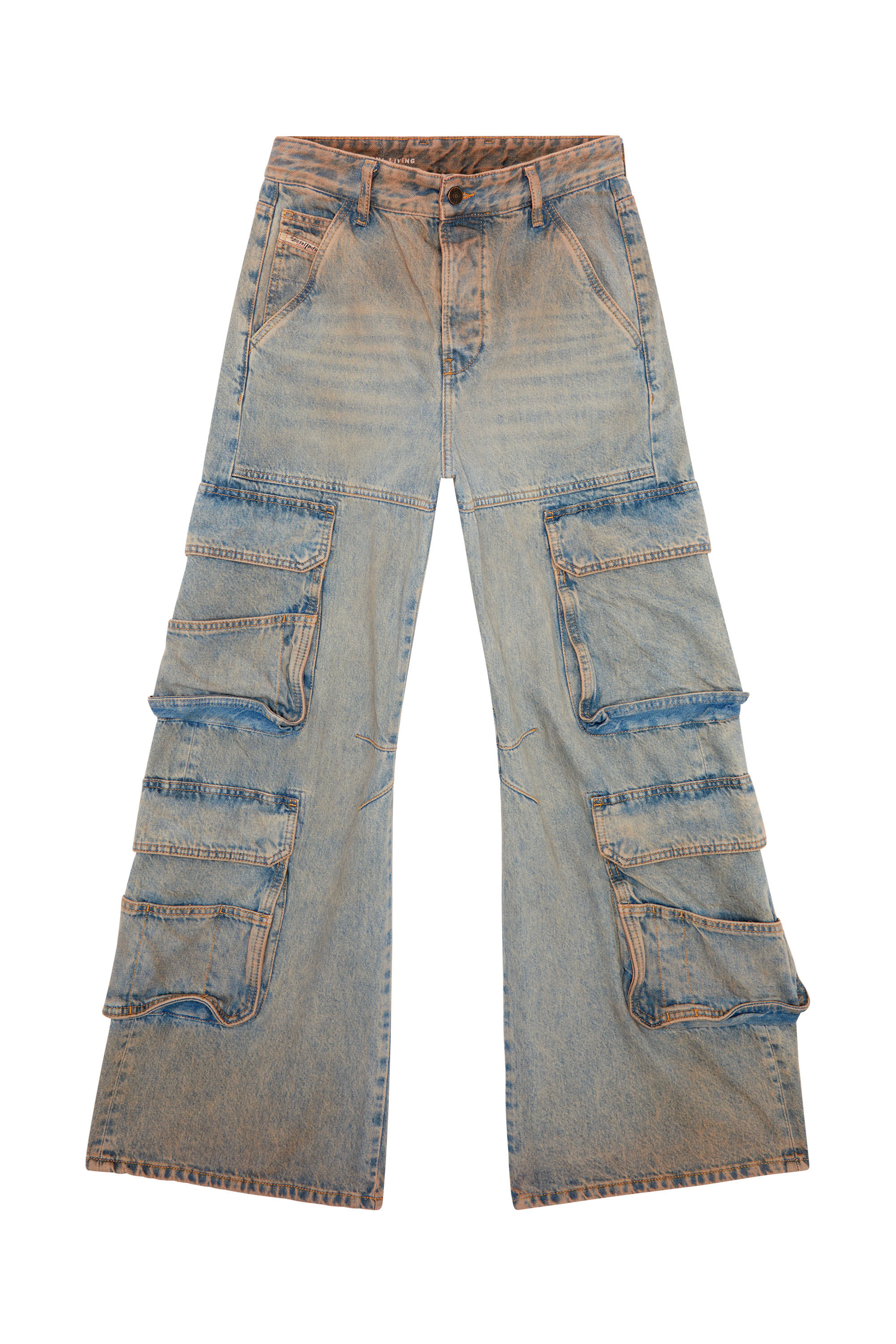 Diesel - Female's Relaxed Jeans 1996 D-Sire 0KIAI, Light Blue - 2