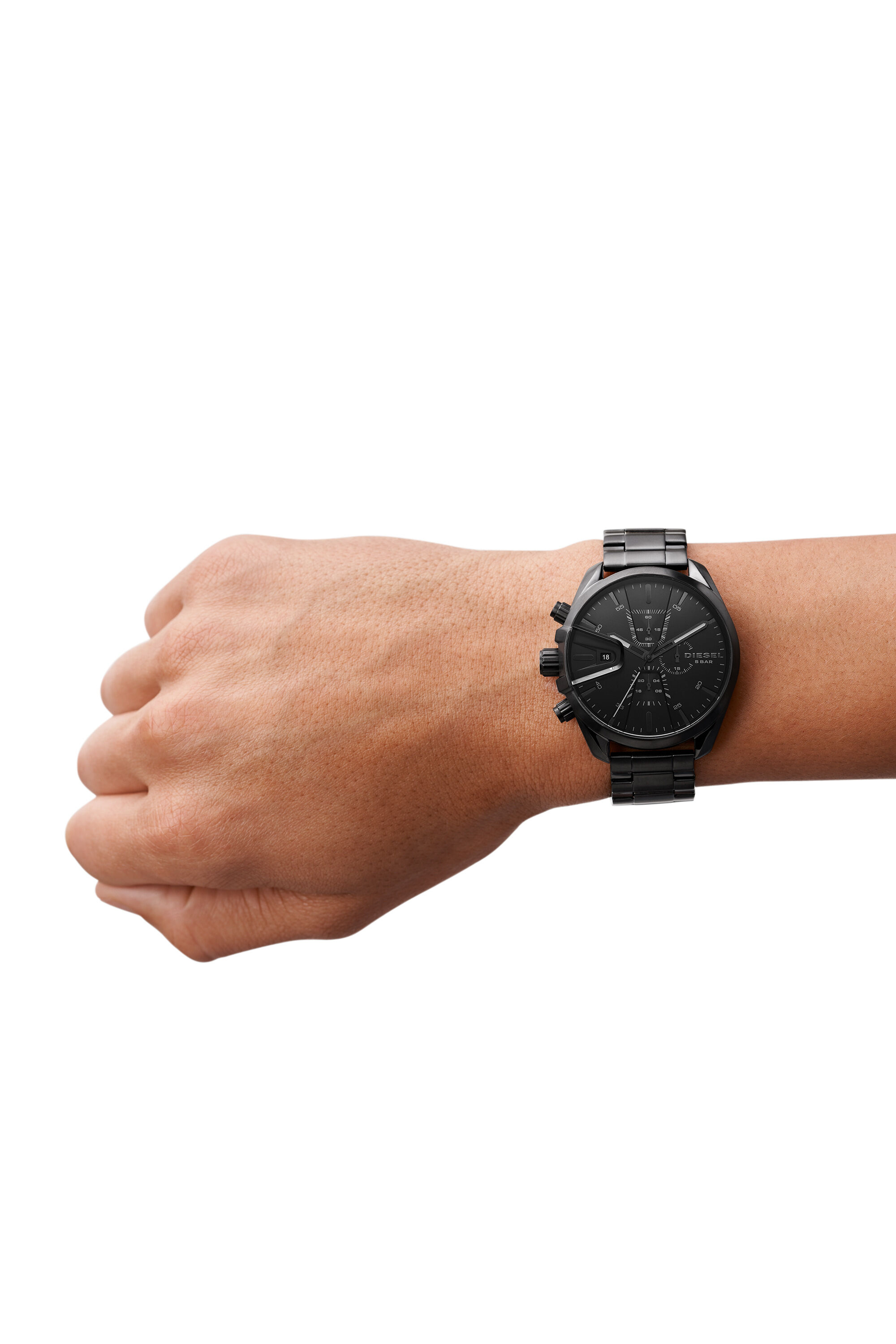 Diesel - DZ4537, Reloj MS9 cron&oacute;grafo en acero inoxidable negro Hombre in Negro - 4