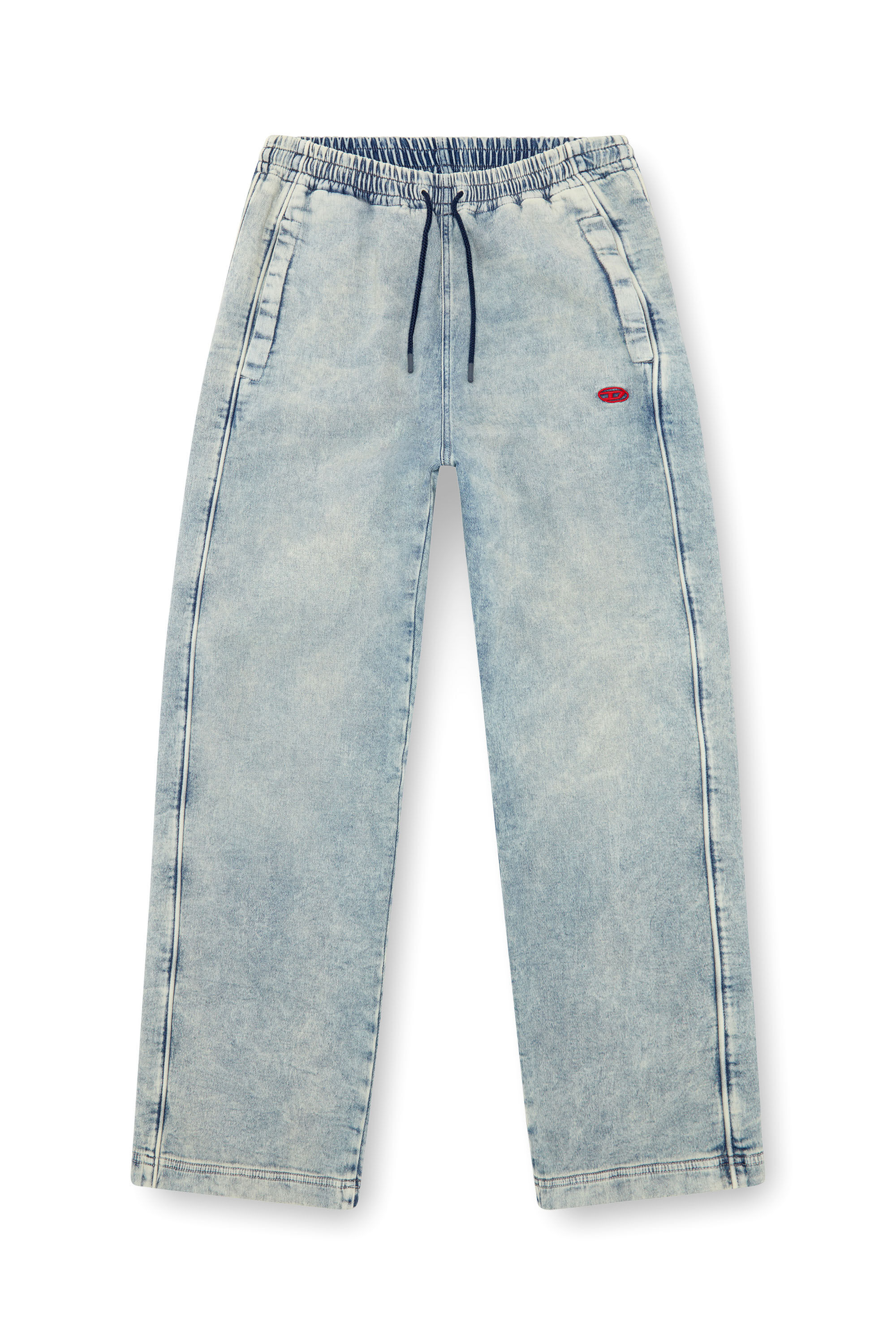 Diesel - Male's Relaxed D-Martyans Track Denim 068LU, Light Blue - 2